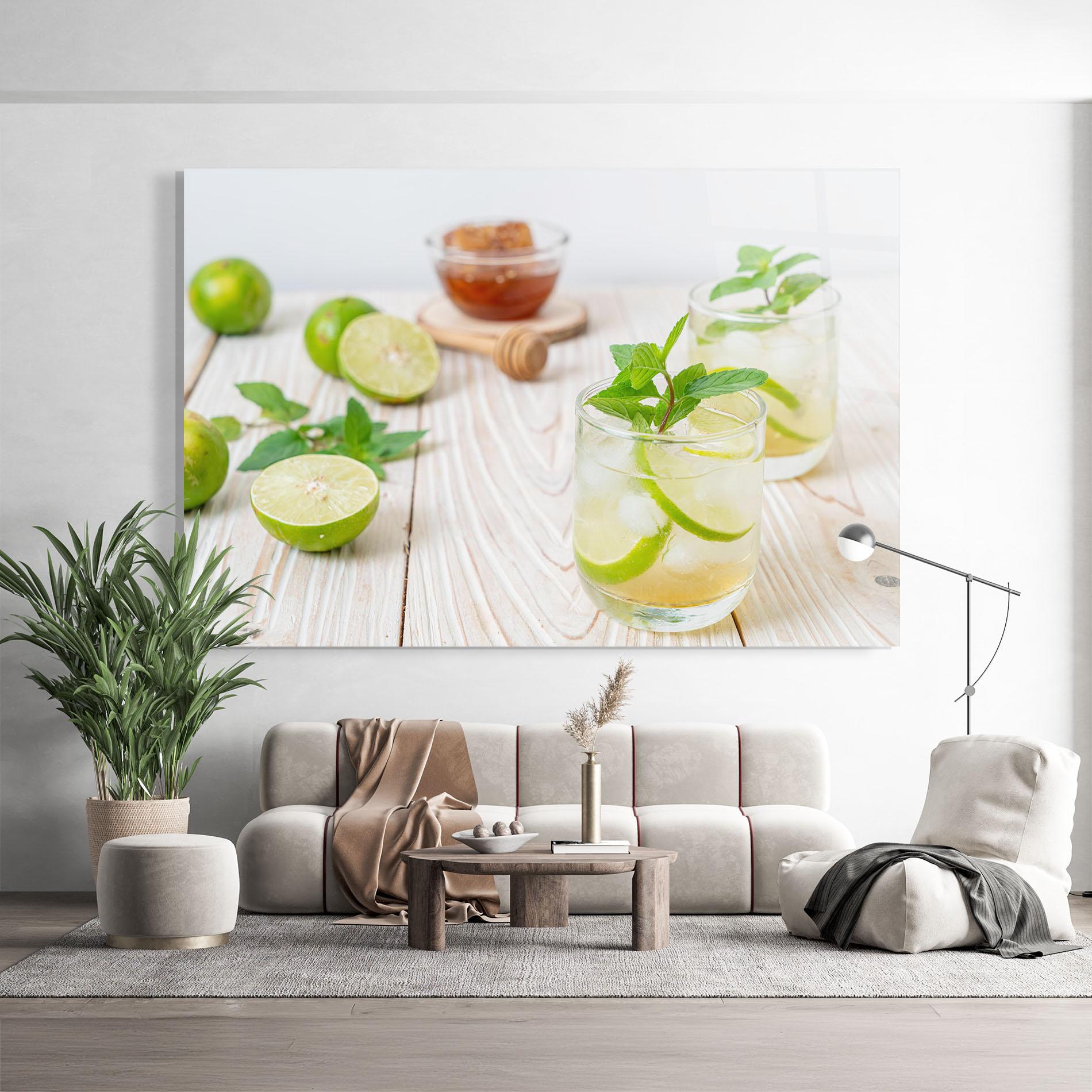 Glasbild Iced Honey mockup 9