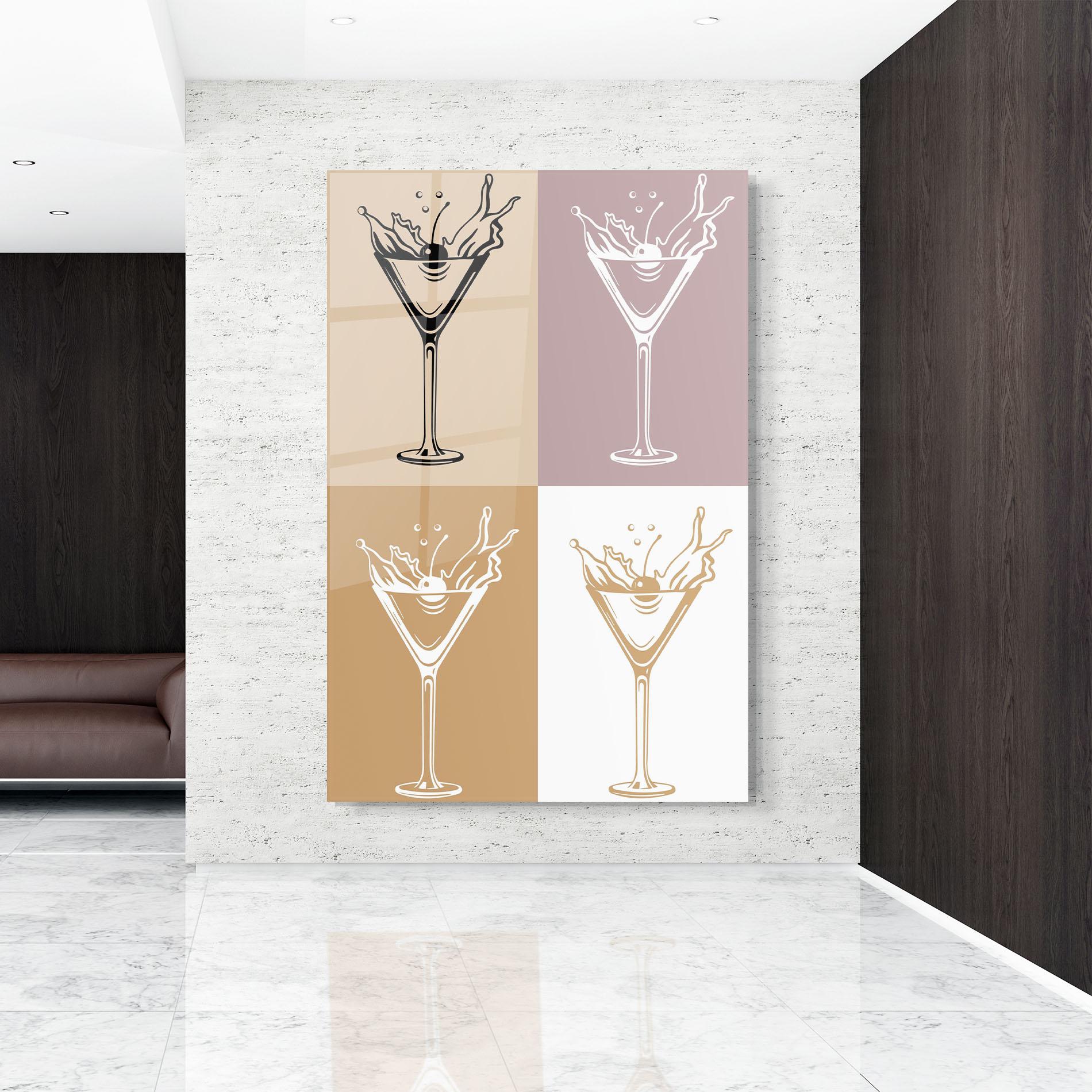 Glasbild Drinks Mix mockup 9