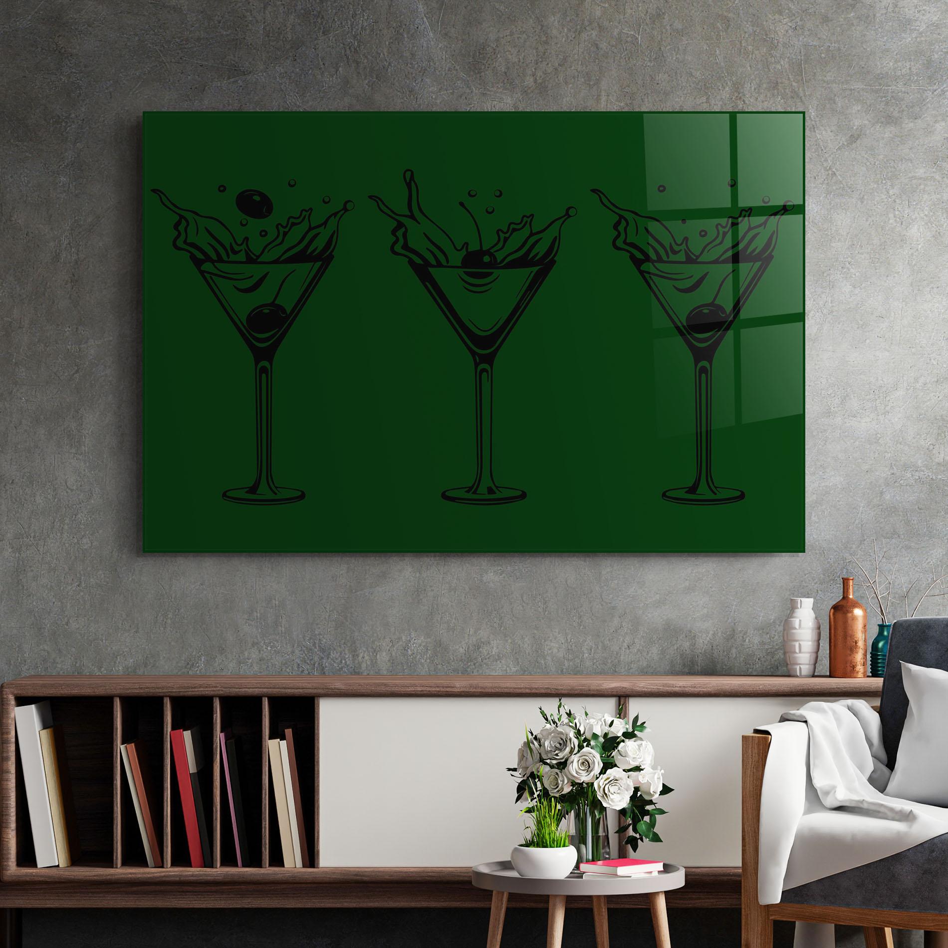 Glasbild Green Drinks mockup 2