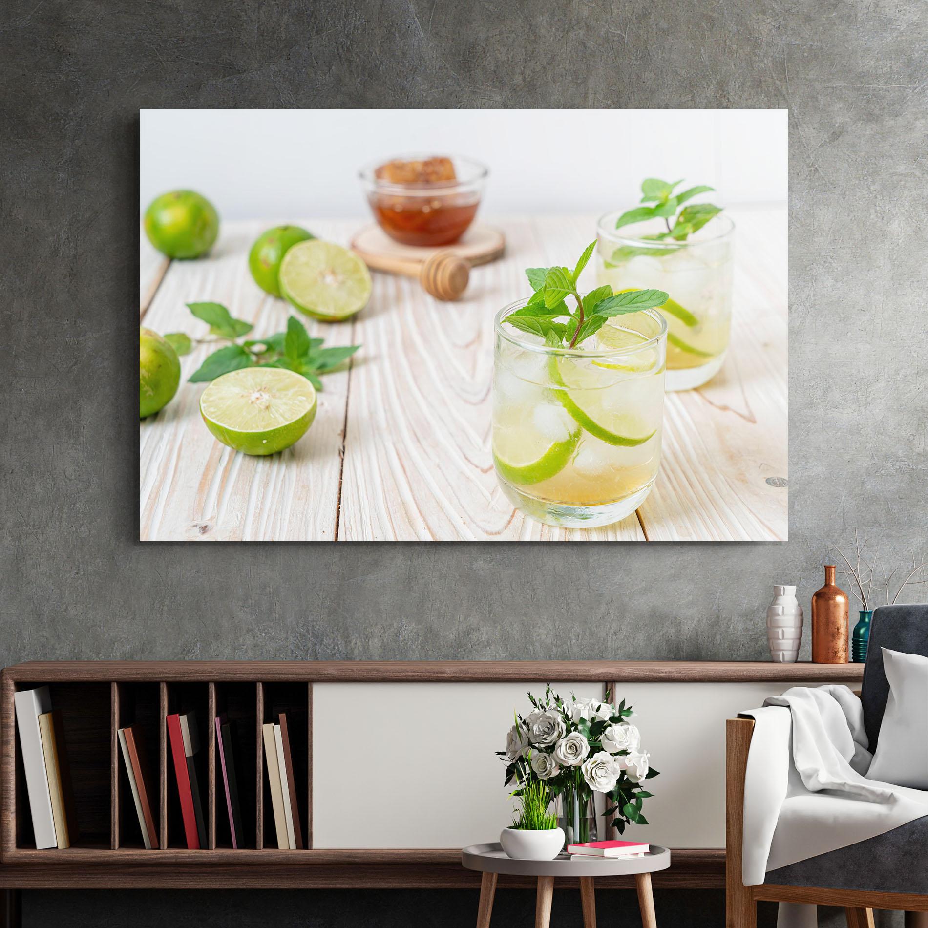 Glasbild Iced Honey mockup 2