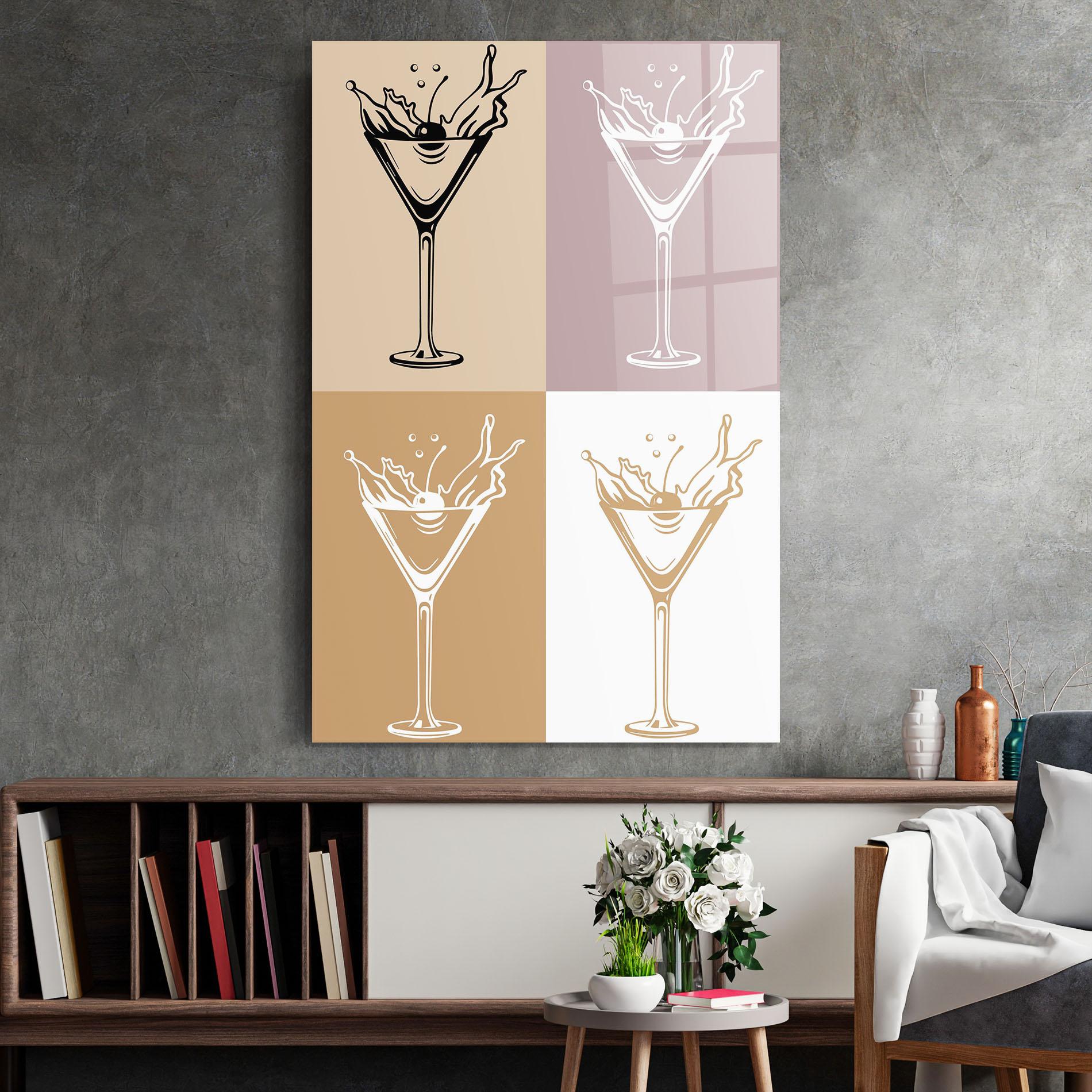 Glasbild Drinks Mix mockup 2