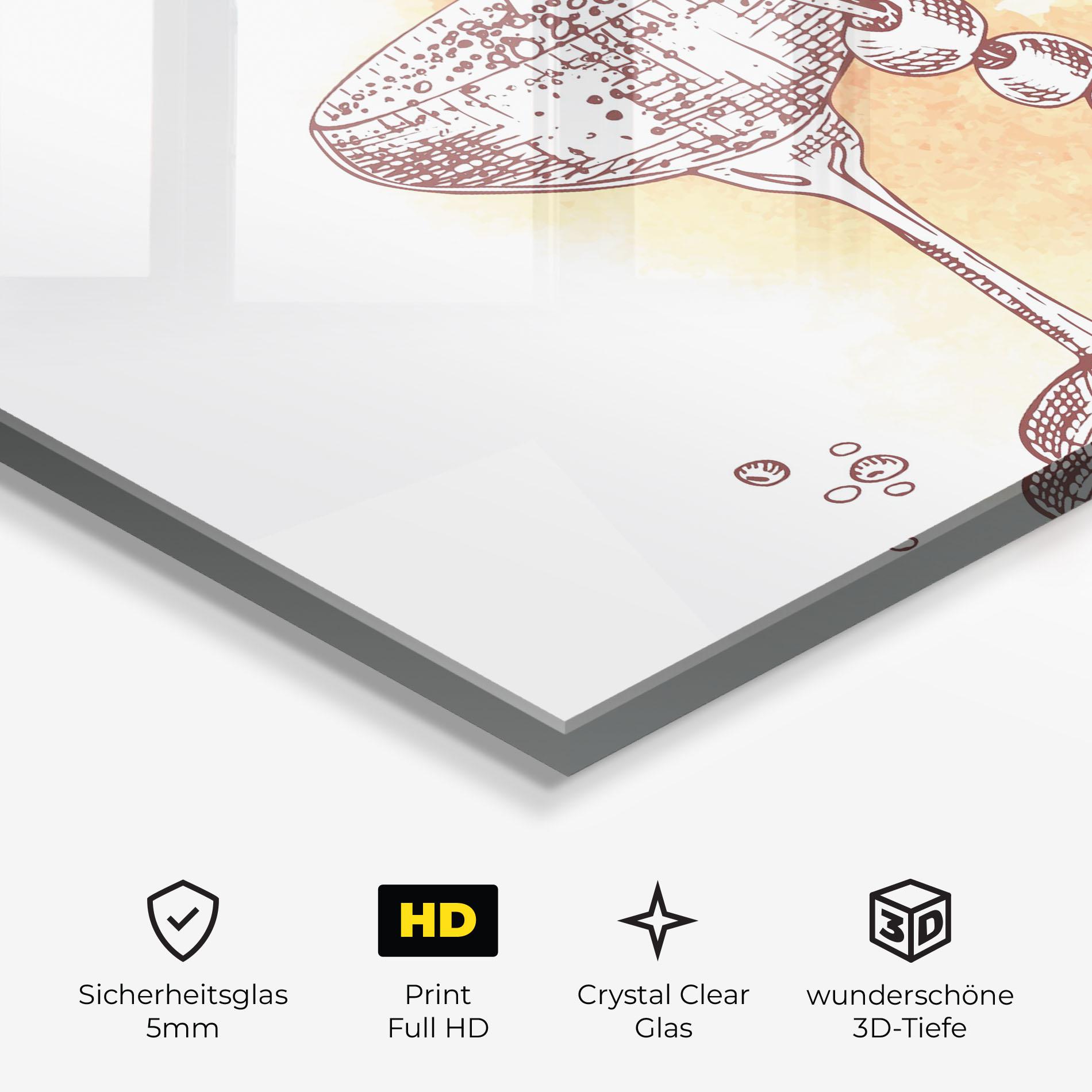 Glasbild Cocktail mockup 3