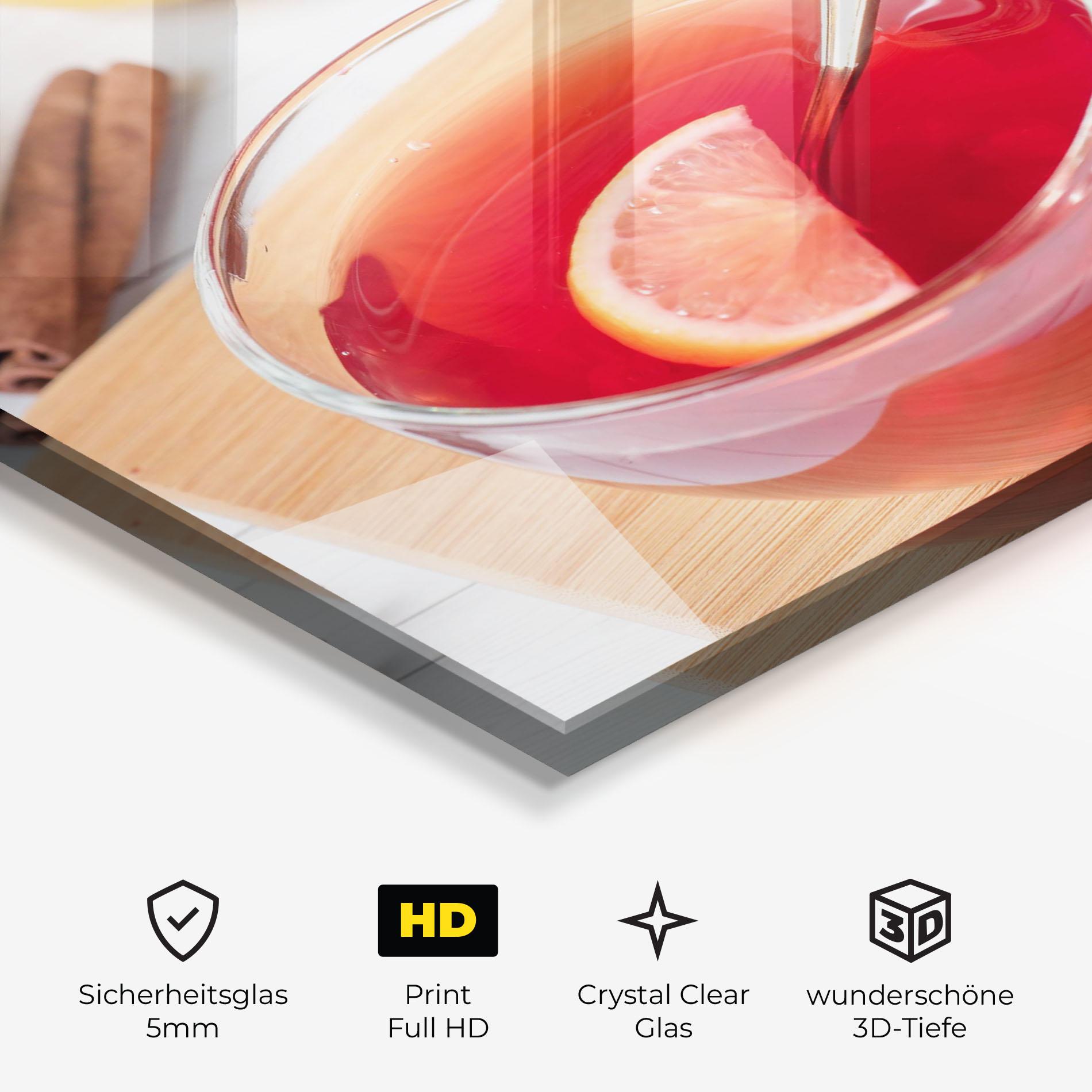 Glasbild Homemade Lemonade mockup 3