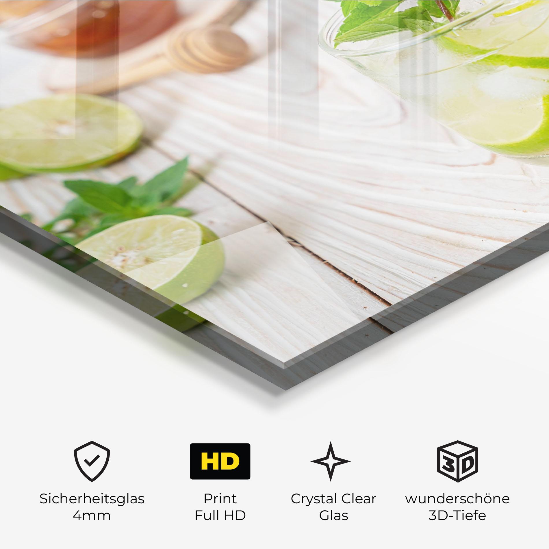 Glasbild Iced Honey mockup 3