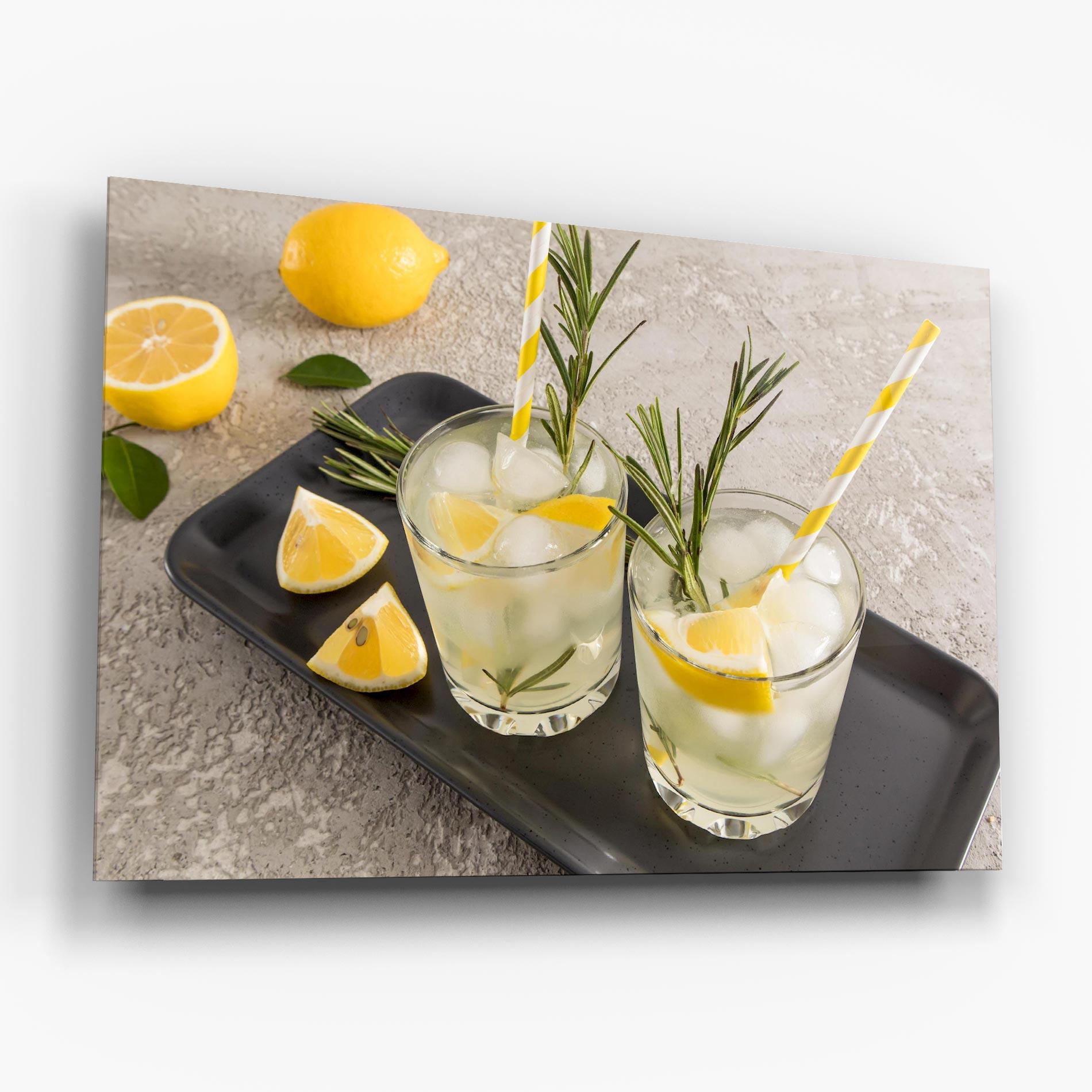 Glasbild Fruit Vitamin Water mockup 6