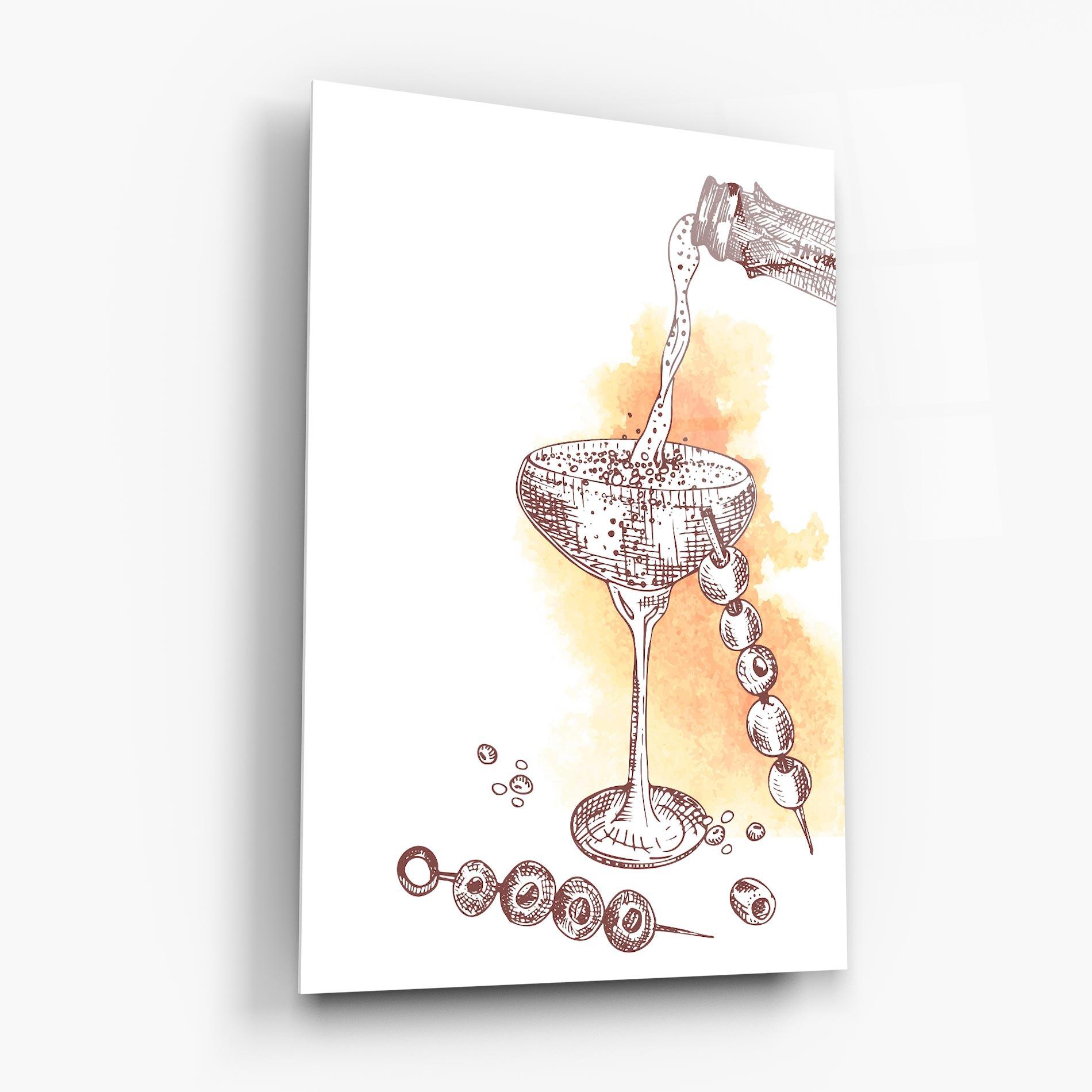 Glasbild Cocktail mockup 6