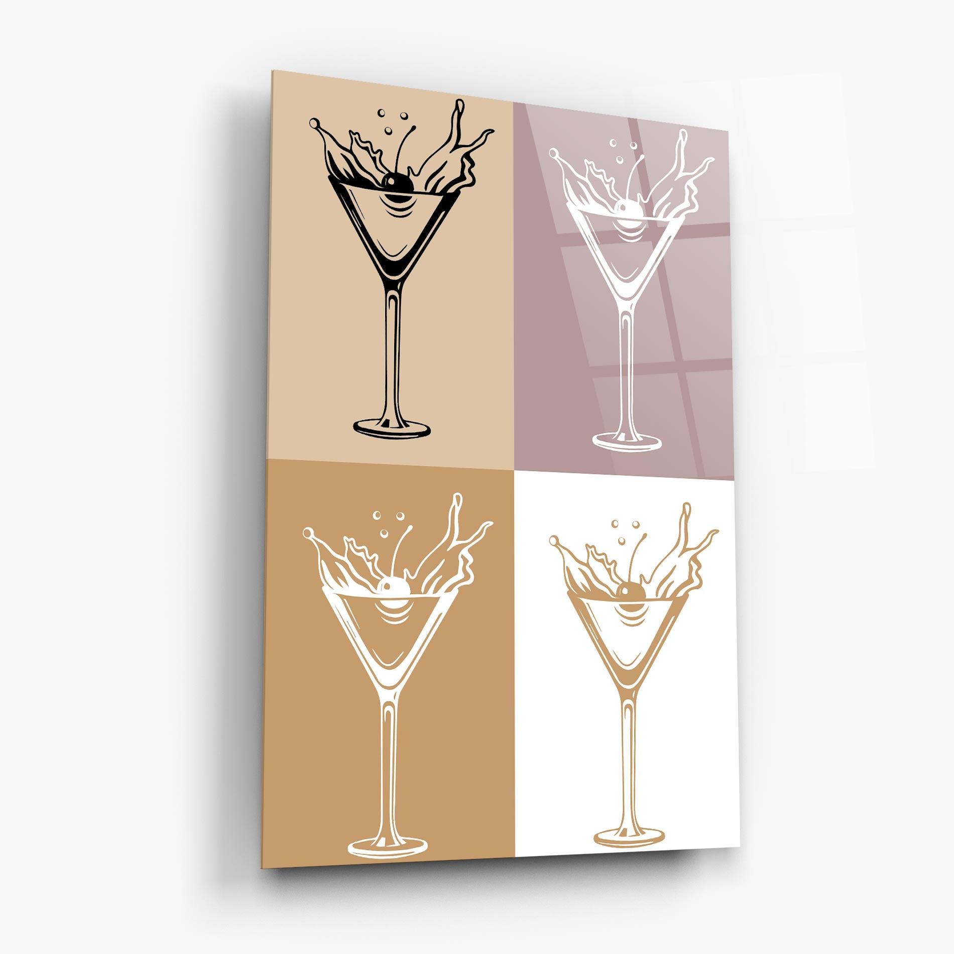 Glasbild Drinks Mix mockup 6