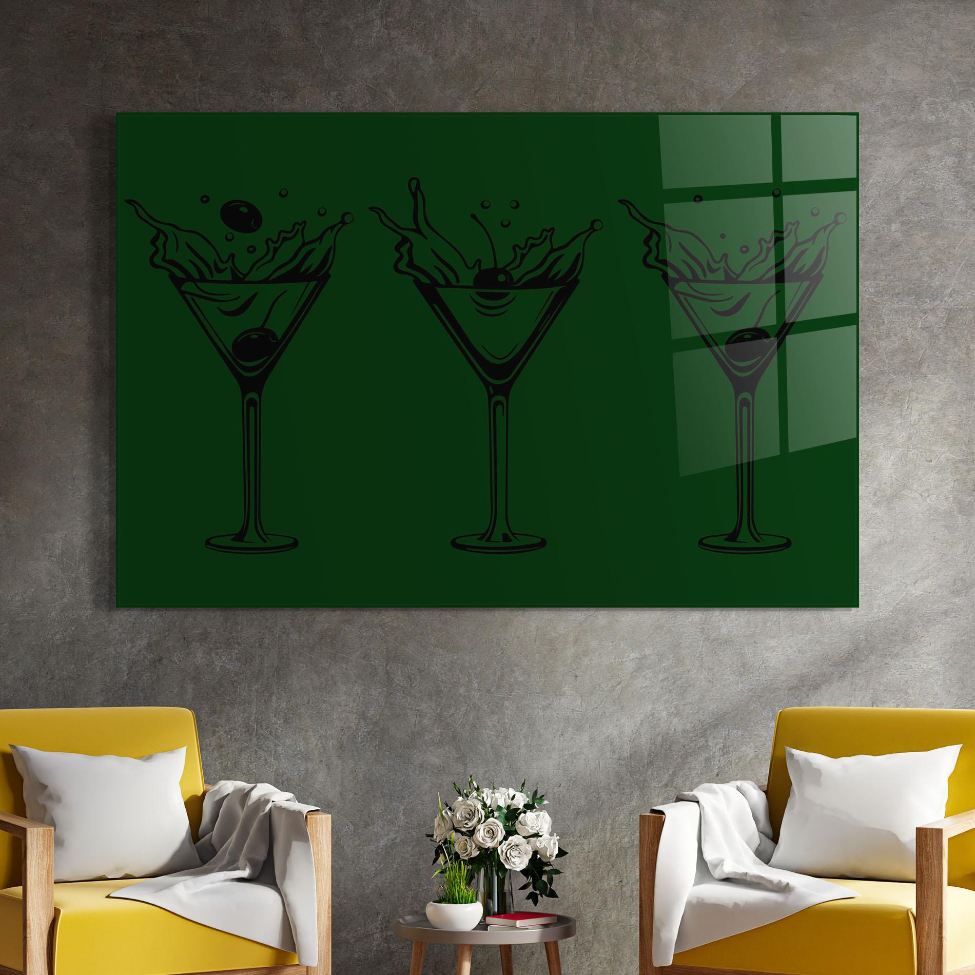 Glasbild Green Drinks mockup 4