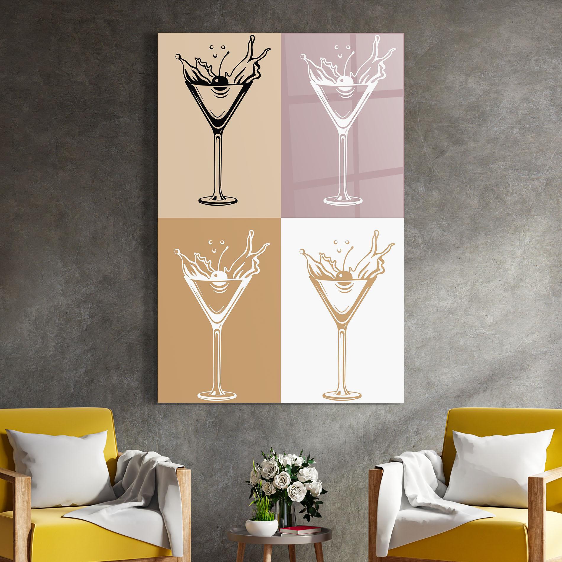 Glasbild Drinks Mix mockup 4