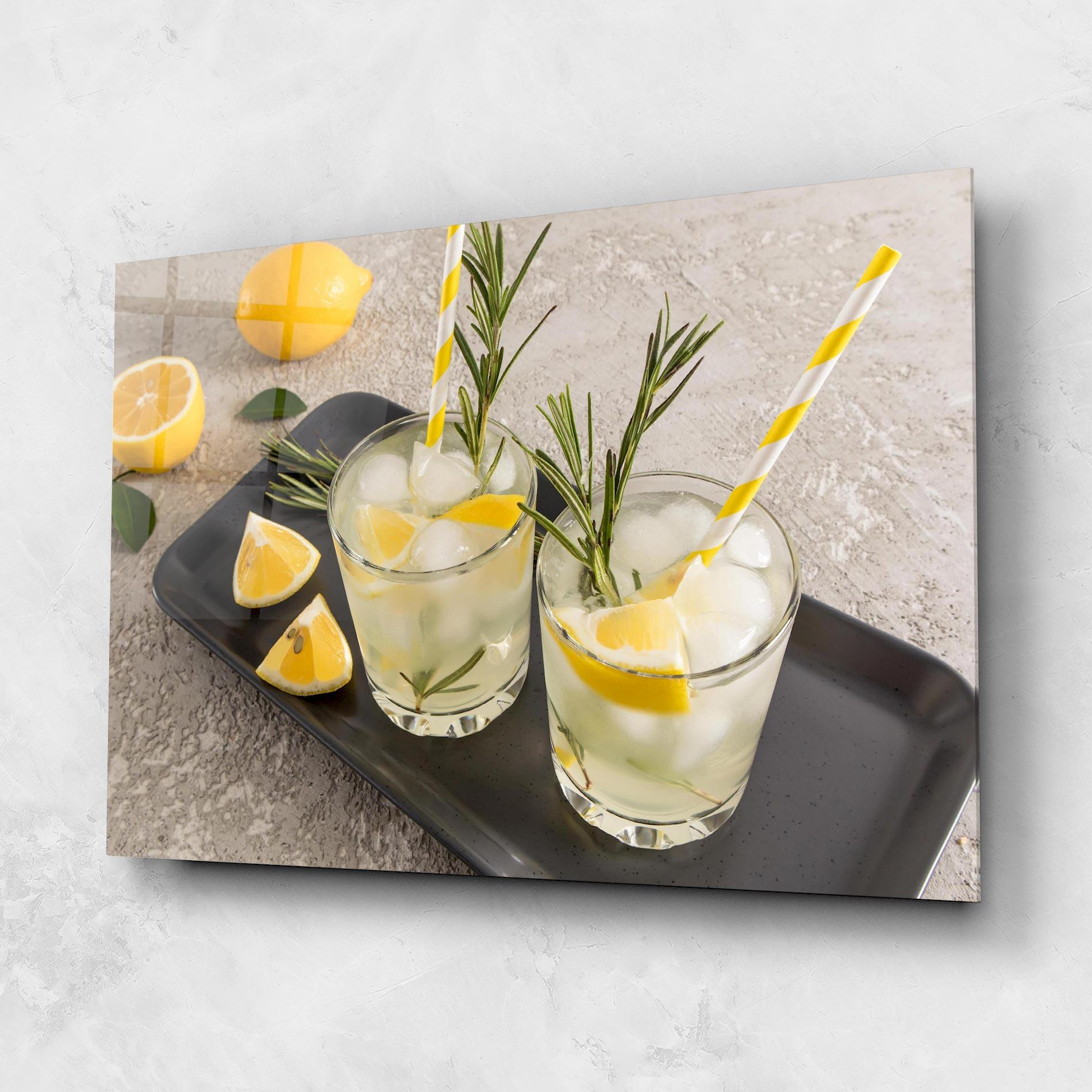 Glasbild Fruit Vitamin Water mockup 1