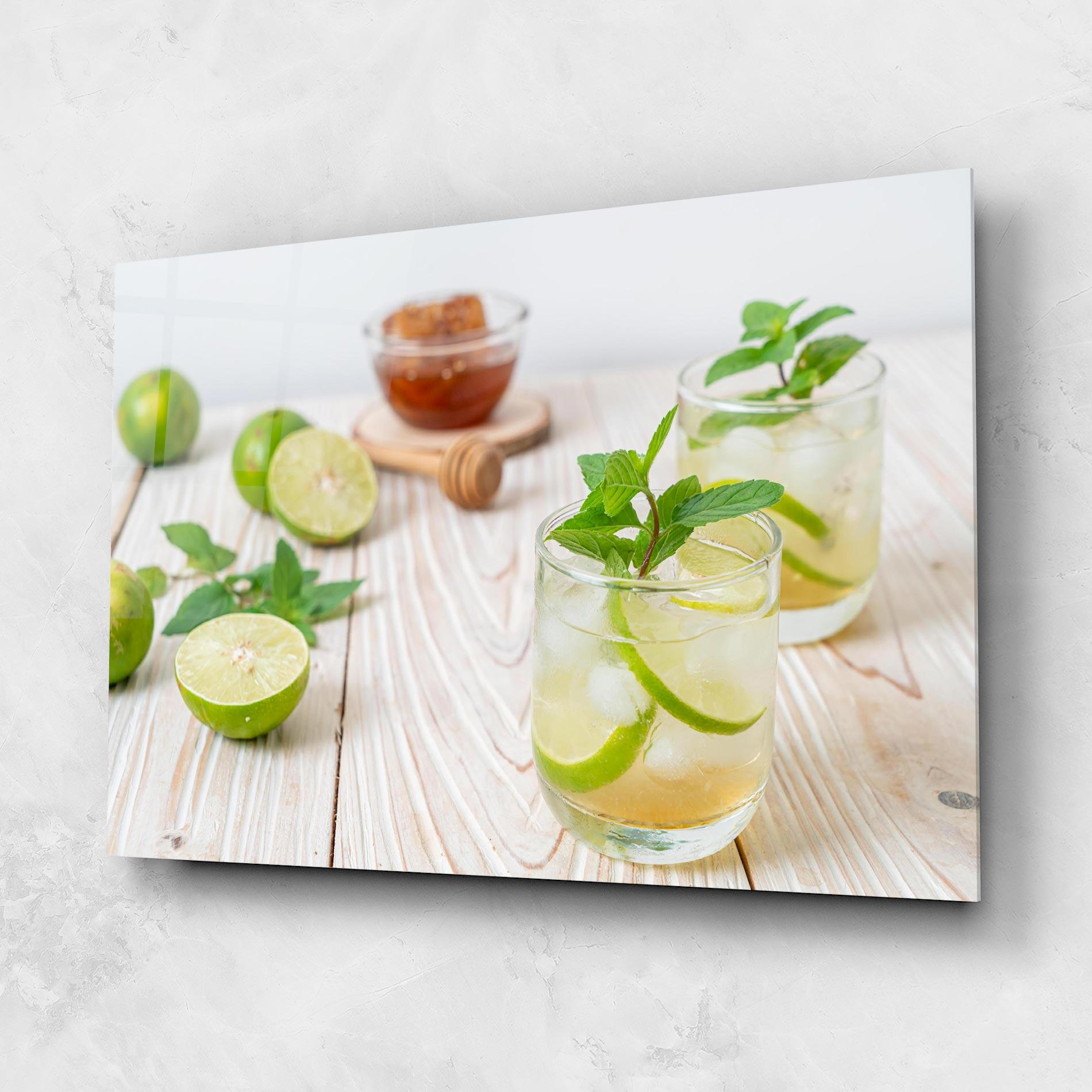 Glasbild Iced Honey mockup 1