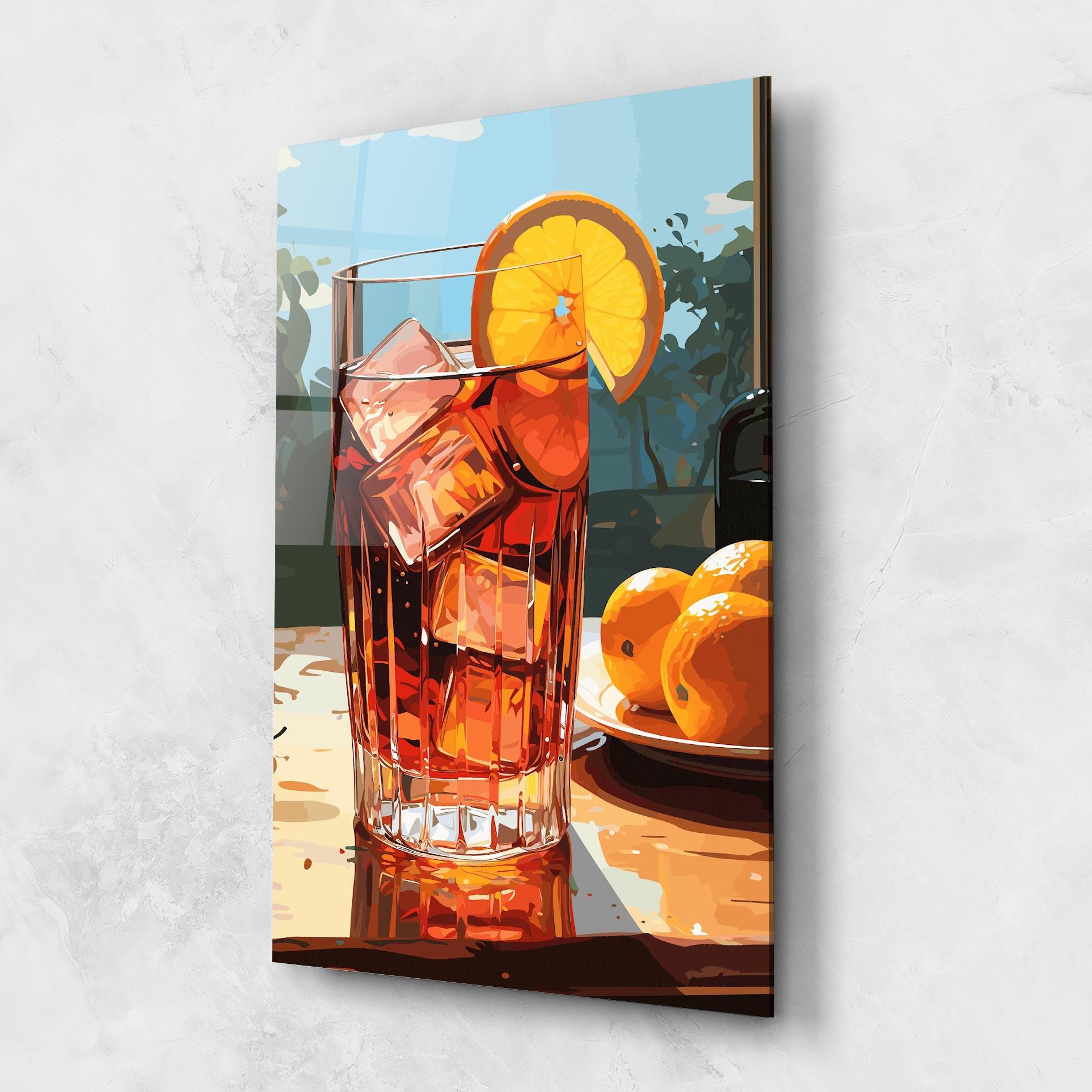 Glasbild Cocktail Art mockup 1