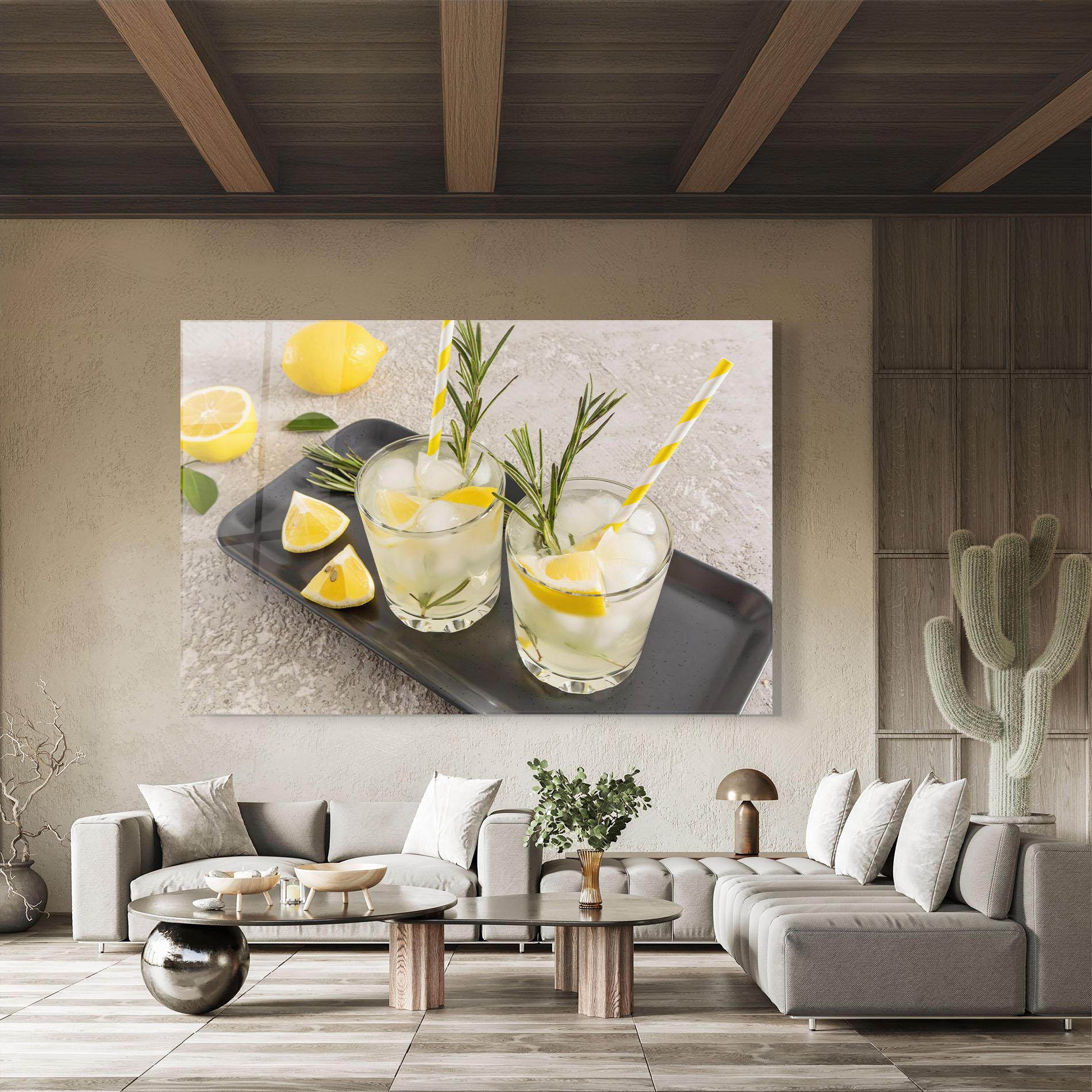 Glasbild Fruit Vitamin Water mockup 8