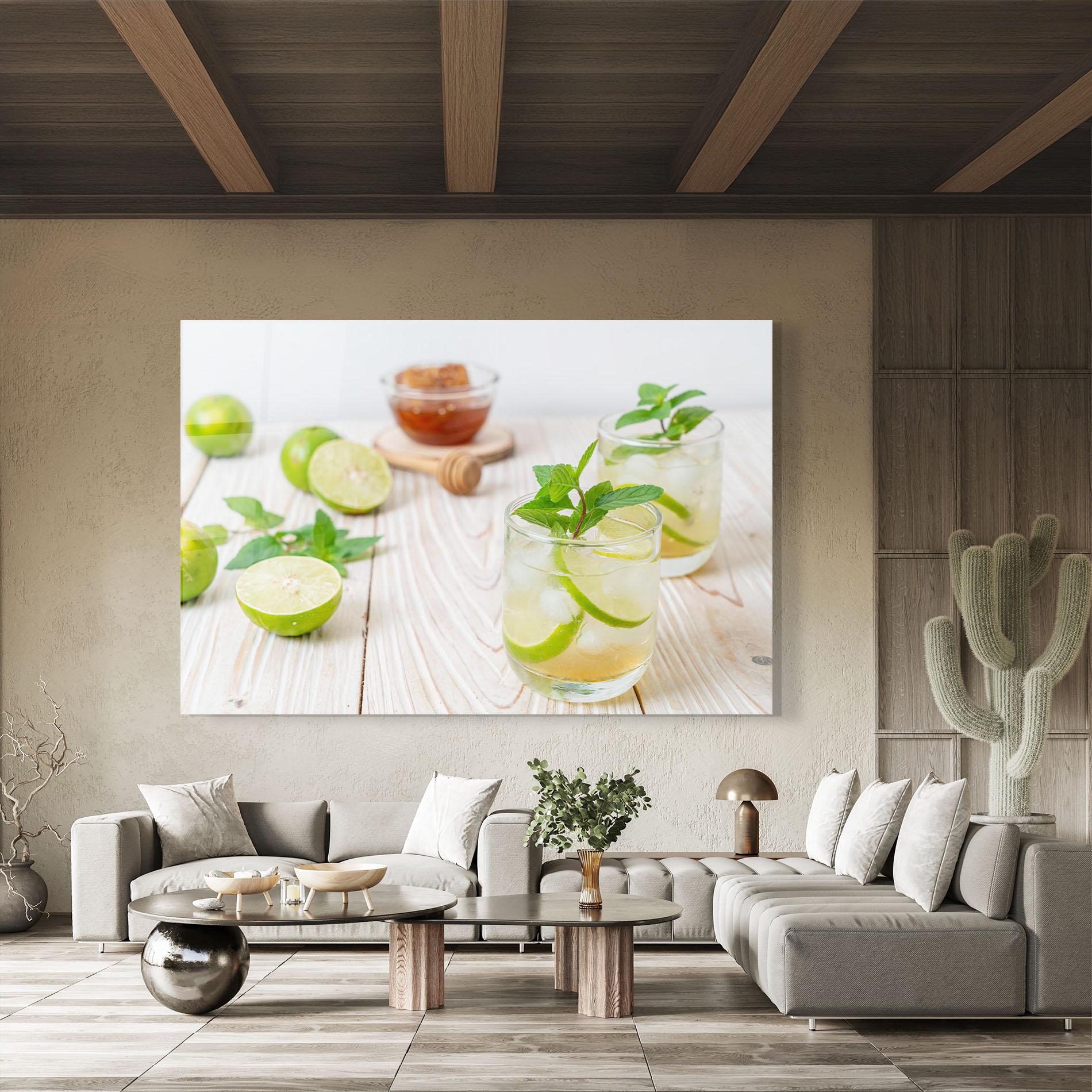 Glasbild Iced Honey mockup 8