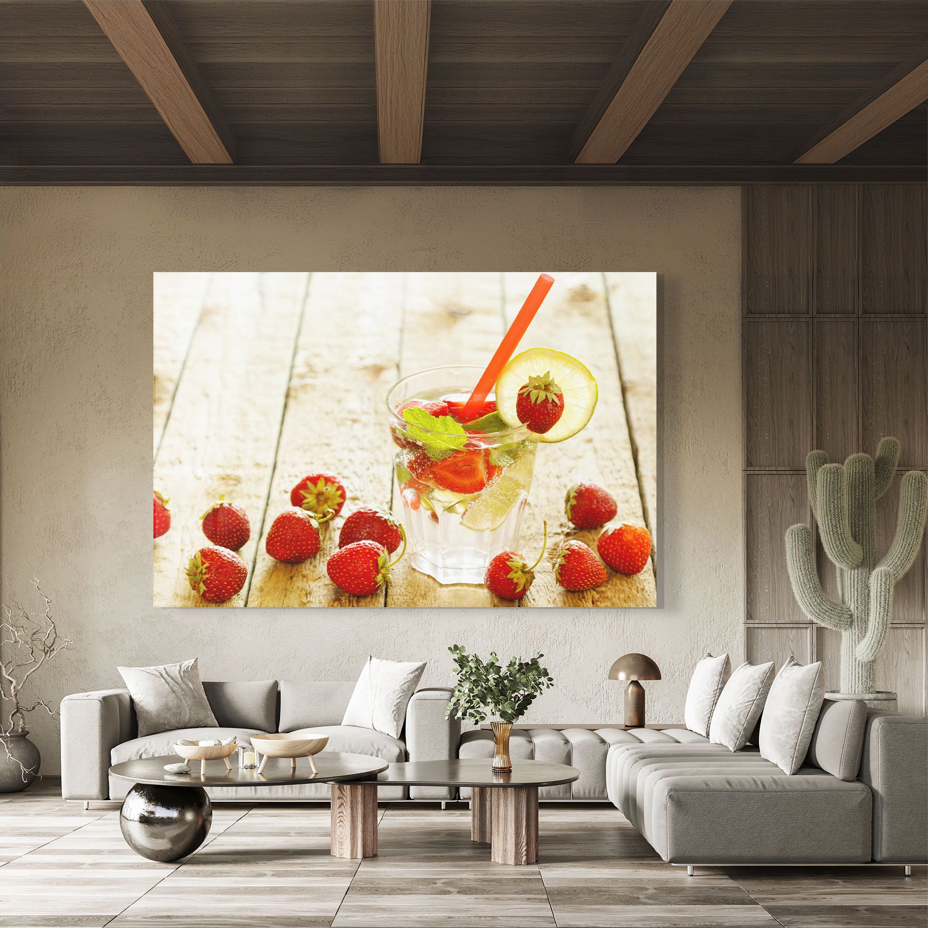 Strawberry Lime Drink mockup 8