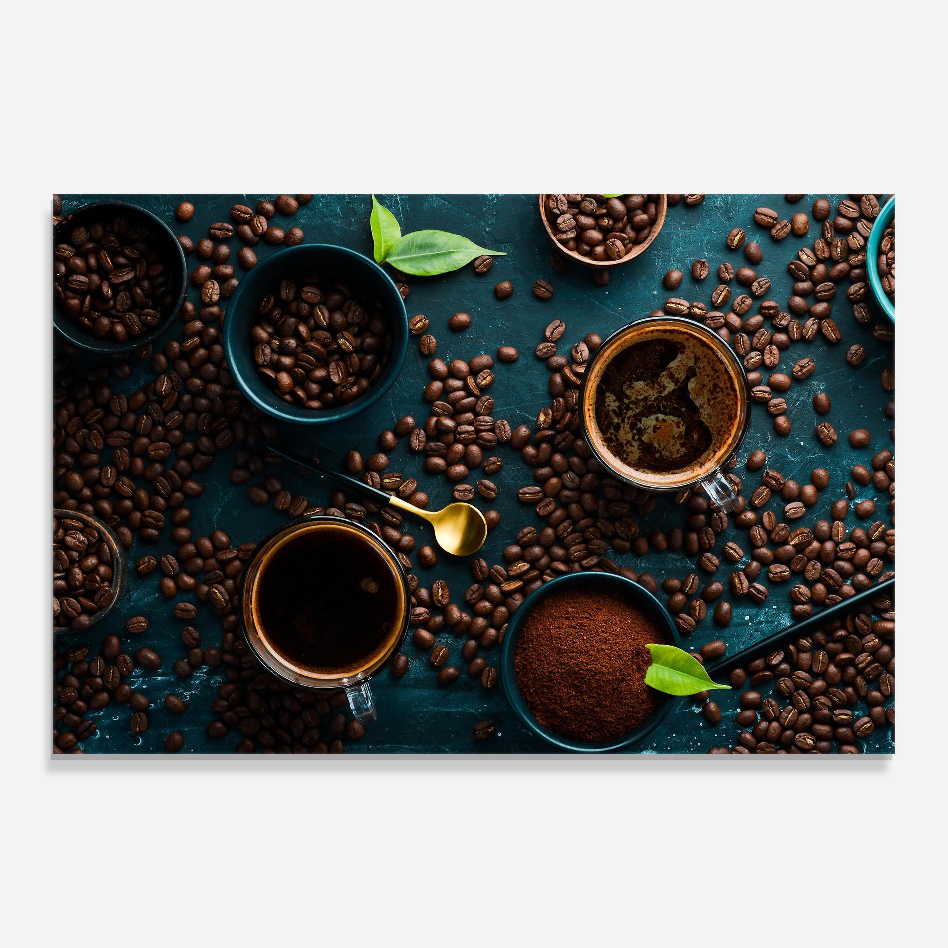 Glasbild Coffee Cups mockup 0