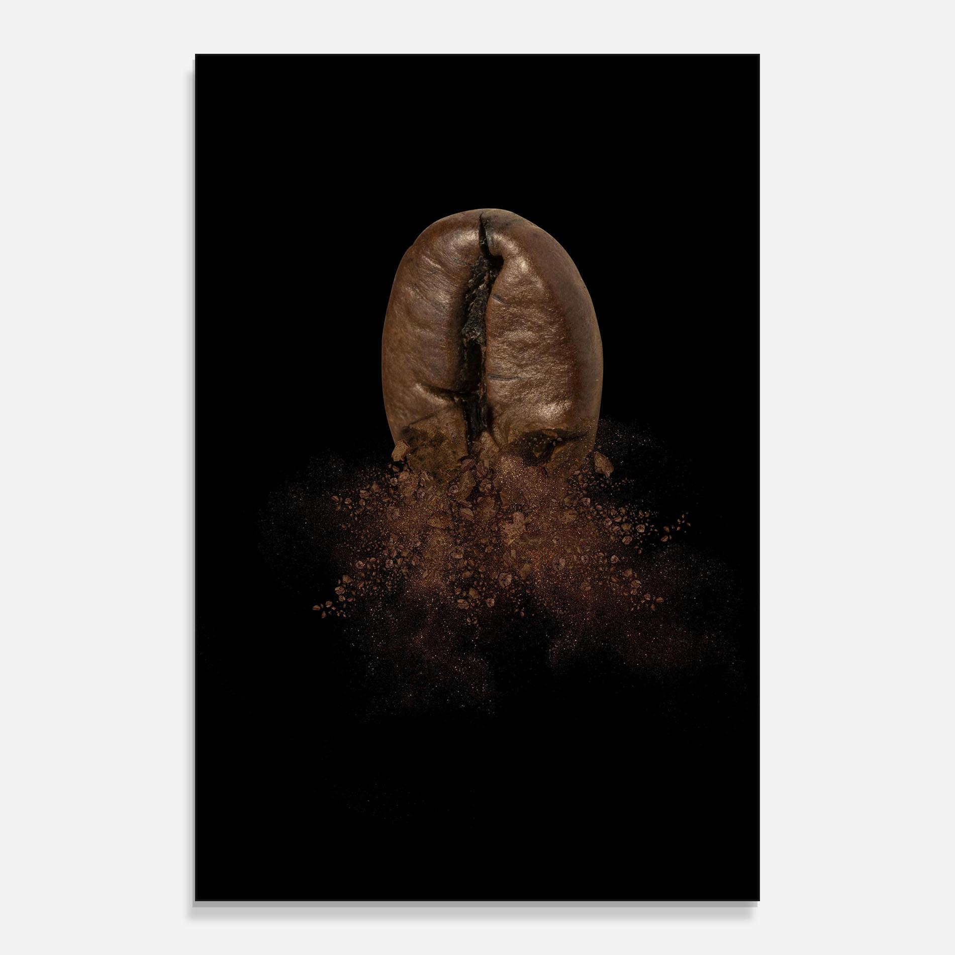 Glasbild Coffee Bean Explosion mockup 0