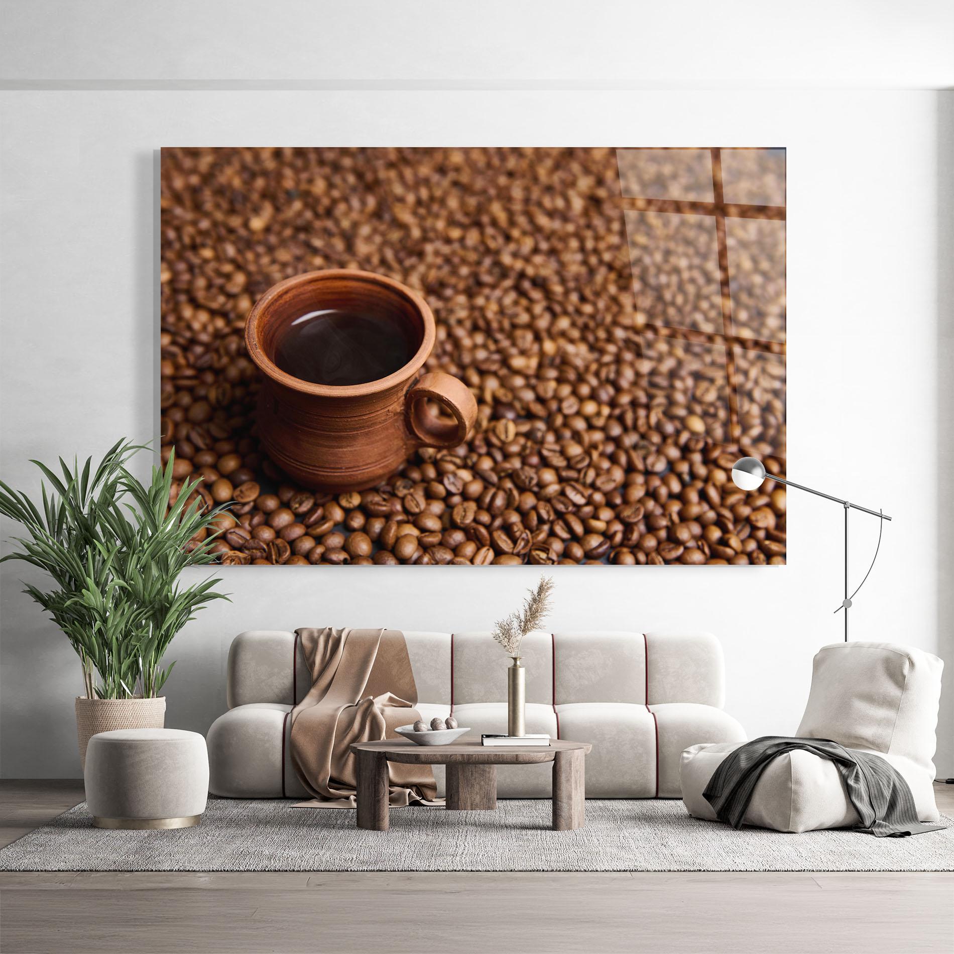 Glasbild Clay Coffee Cup mockup 9