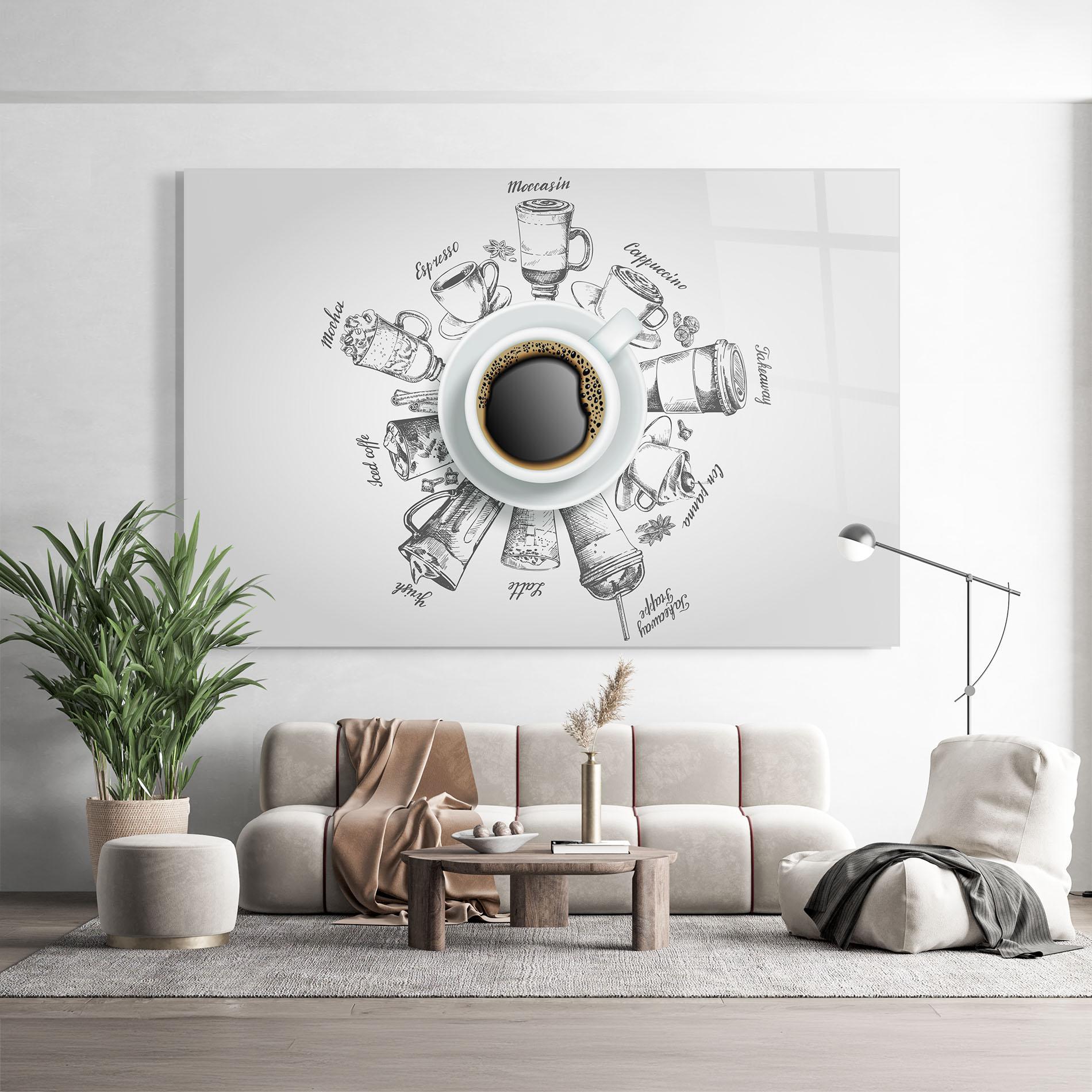 Glasbild Coffee List mockup 9