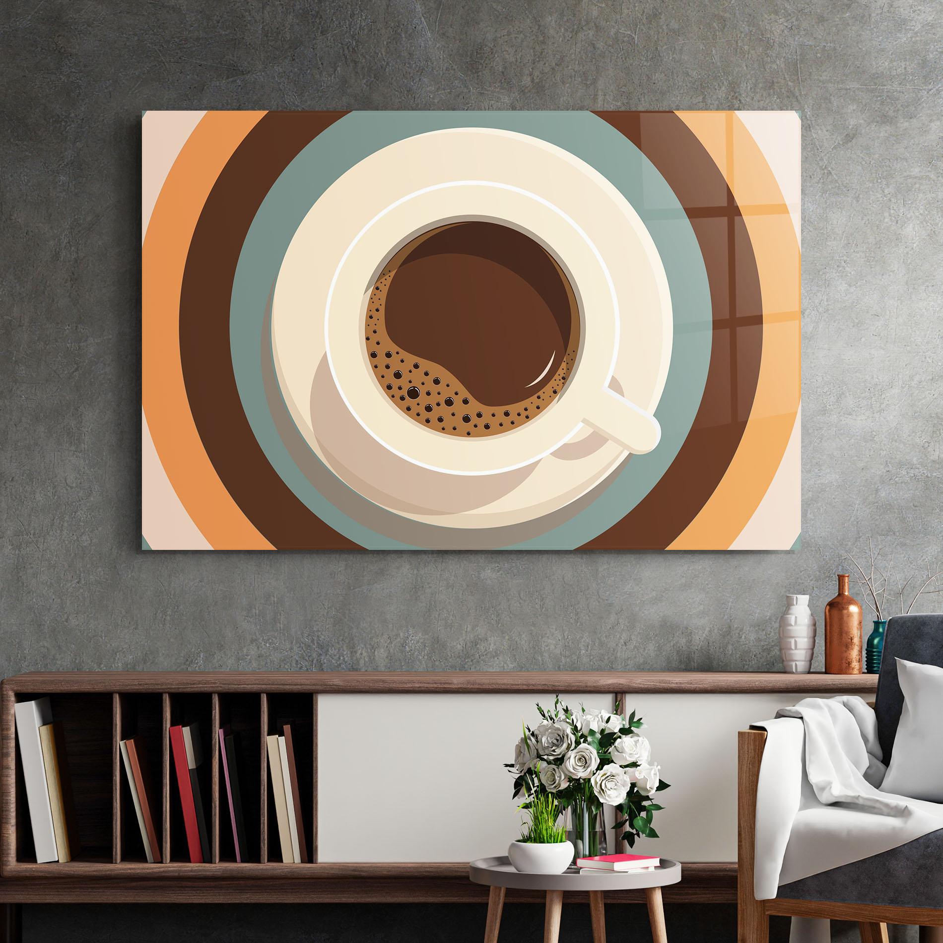 Glasbild Coffee Cup mockup 2