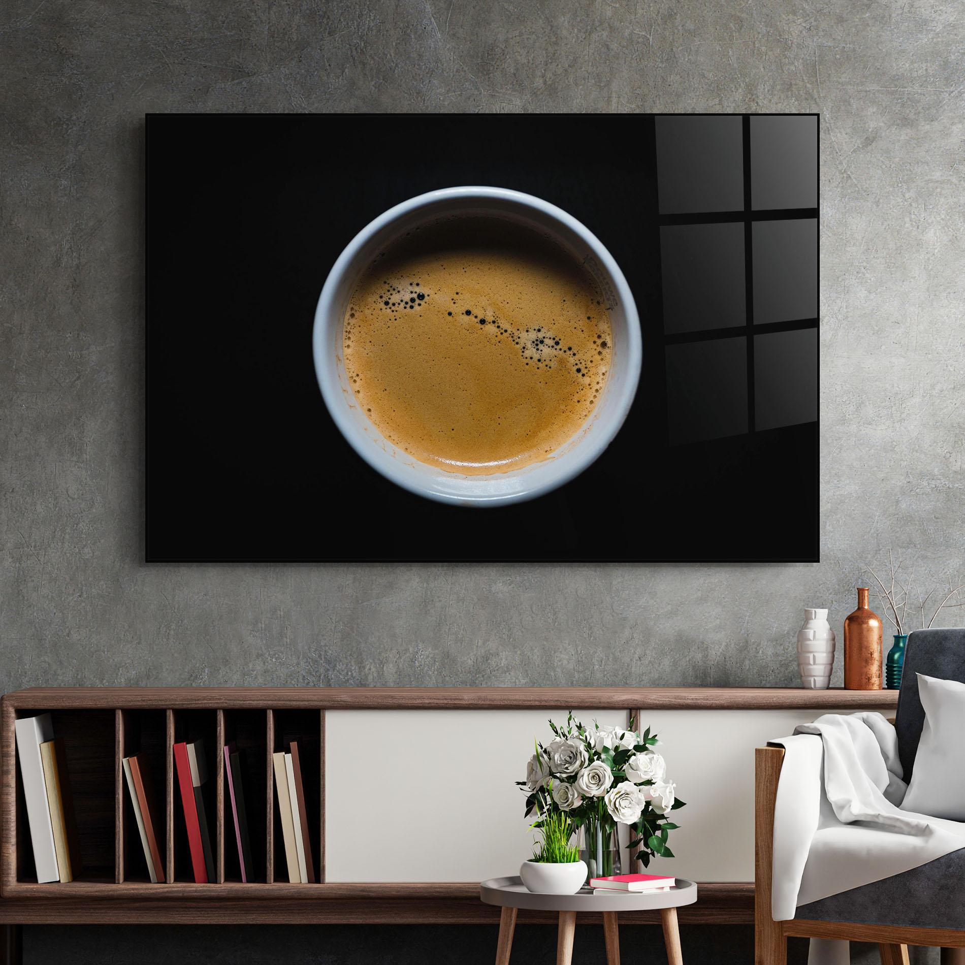 Glasbild Coffee mockup 2