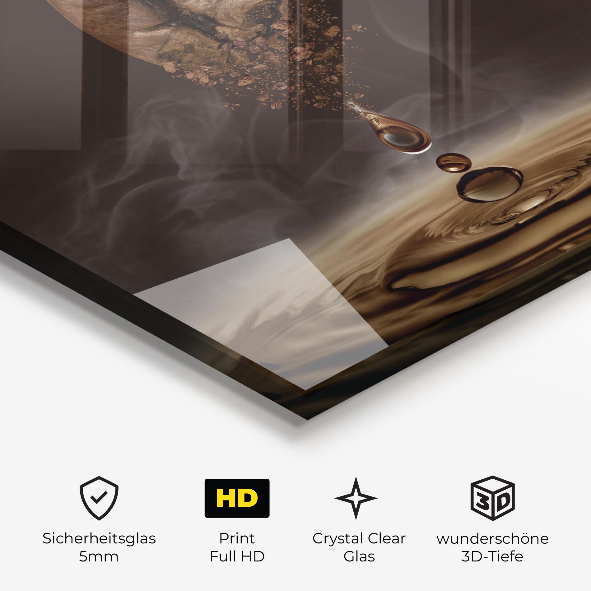 Glasbild Coffee Drip Concept mockup 3