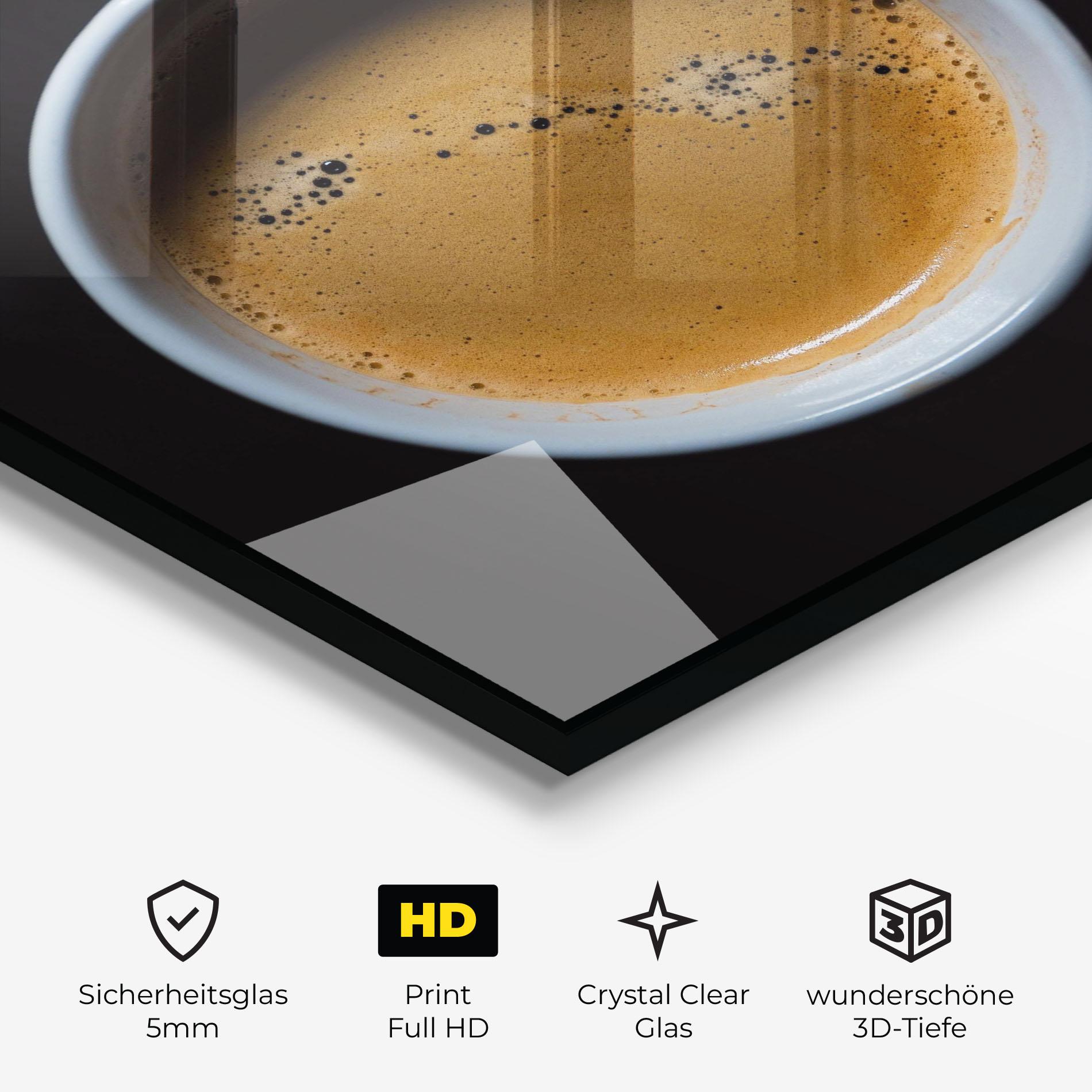 Glasbild Coffee mockup 3