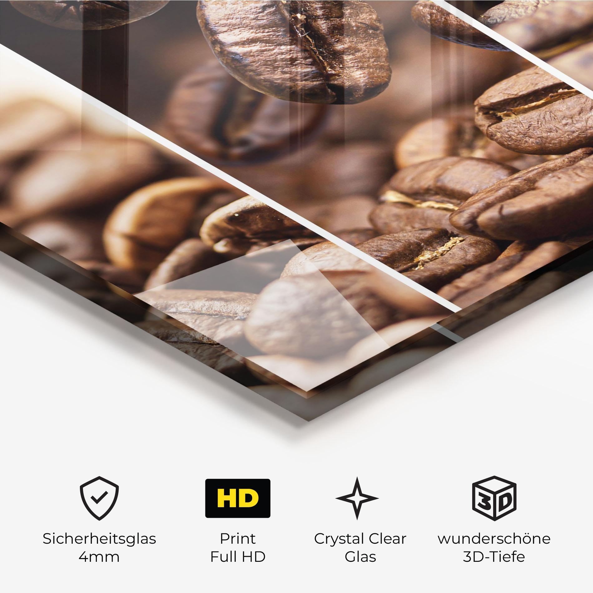 Glasbild Coffee Collage mockup 3