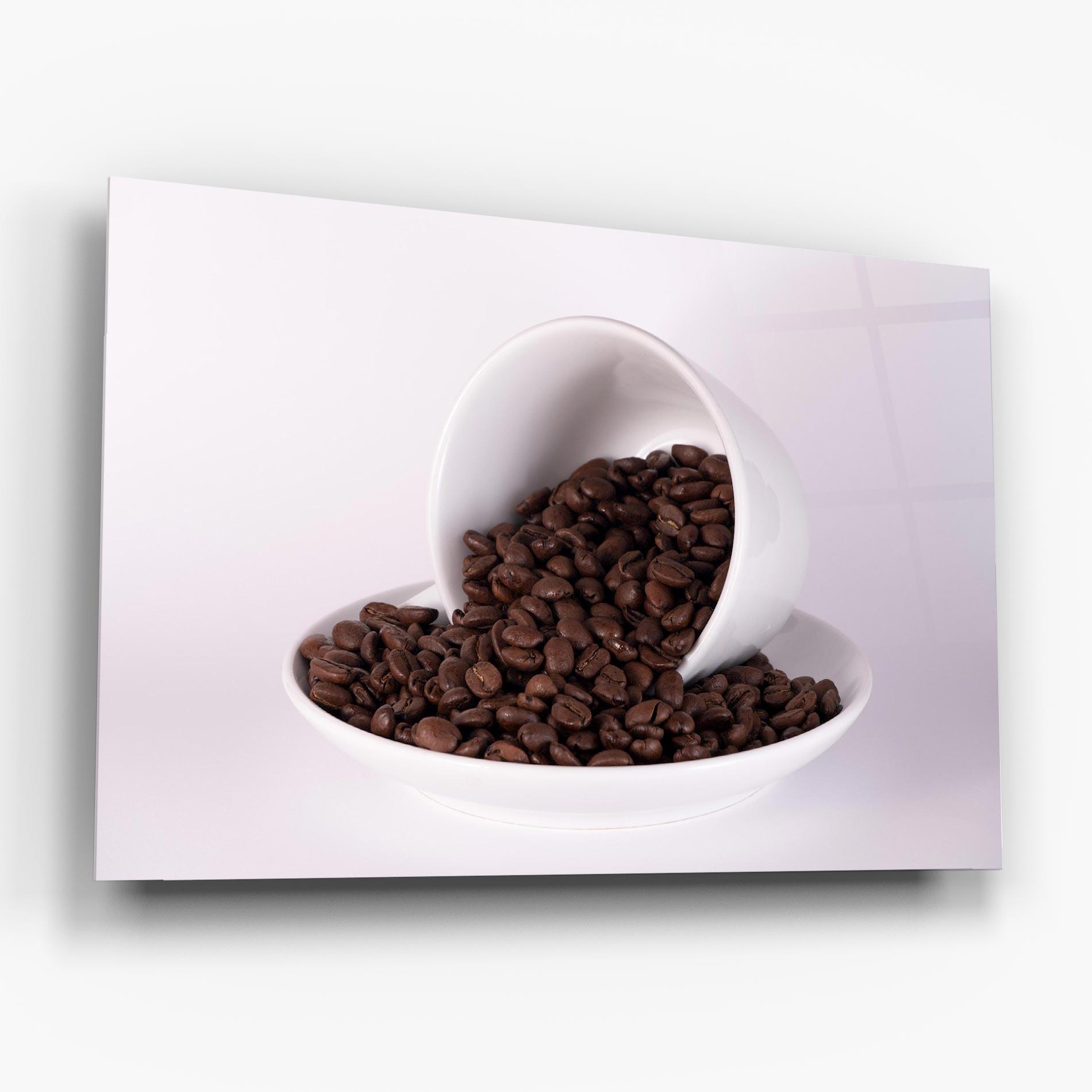 Glasbild Bowl Of Coffee mockup 6
