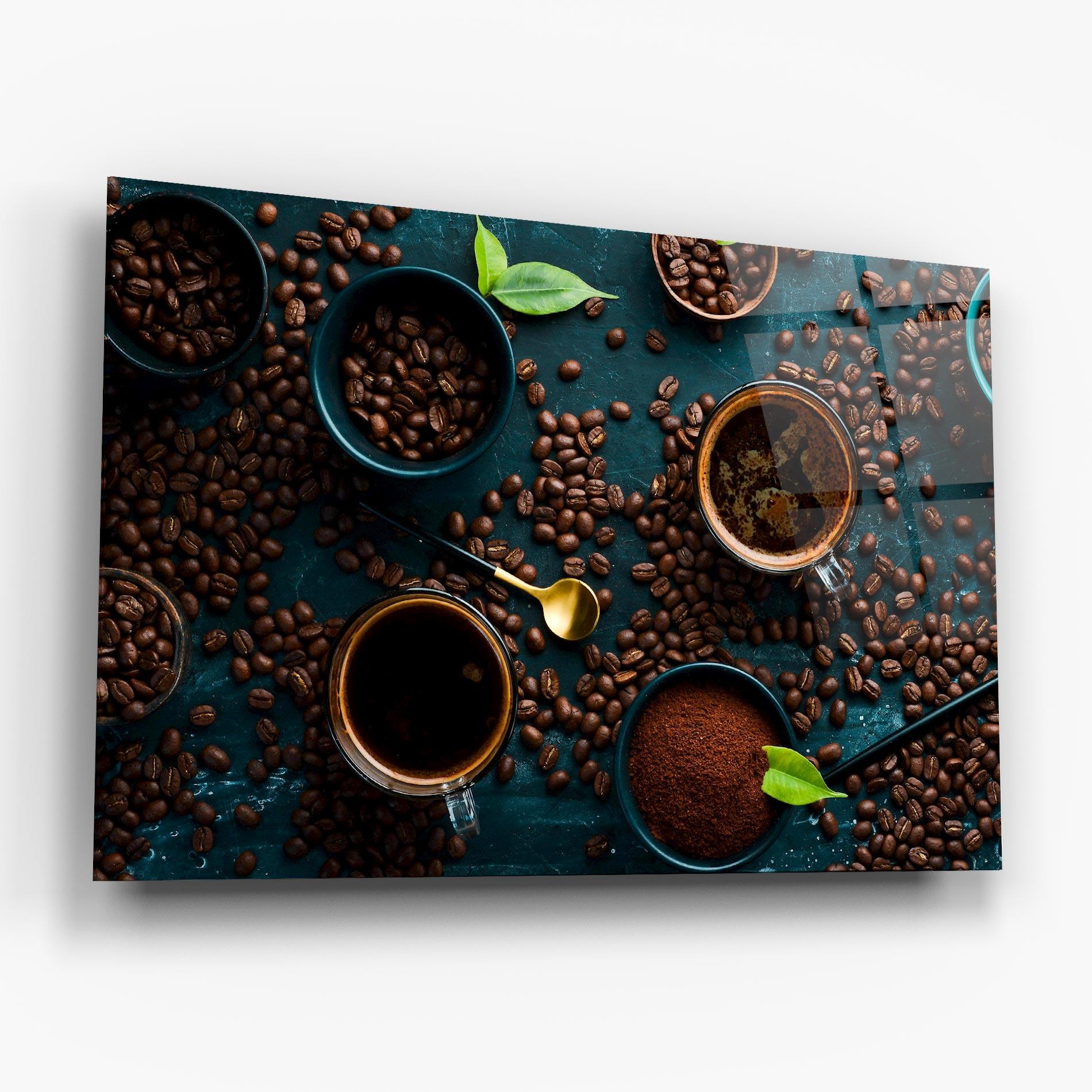Glasbild Coffee Cups mockup 6