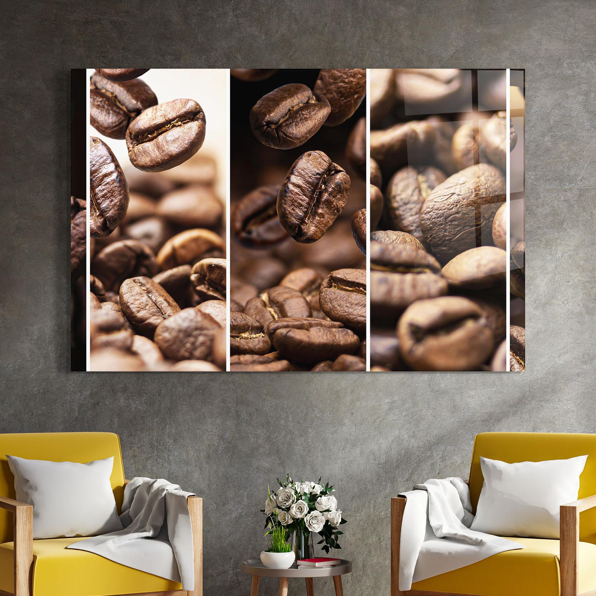 Glasbild Coffee Collage mockup 4