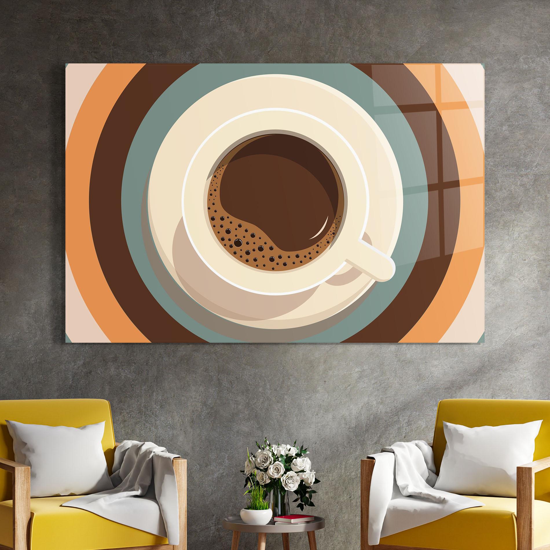 Glasbild Coffee Cup mockup 4