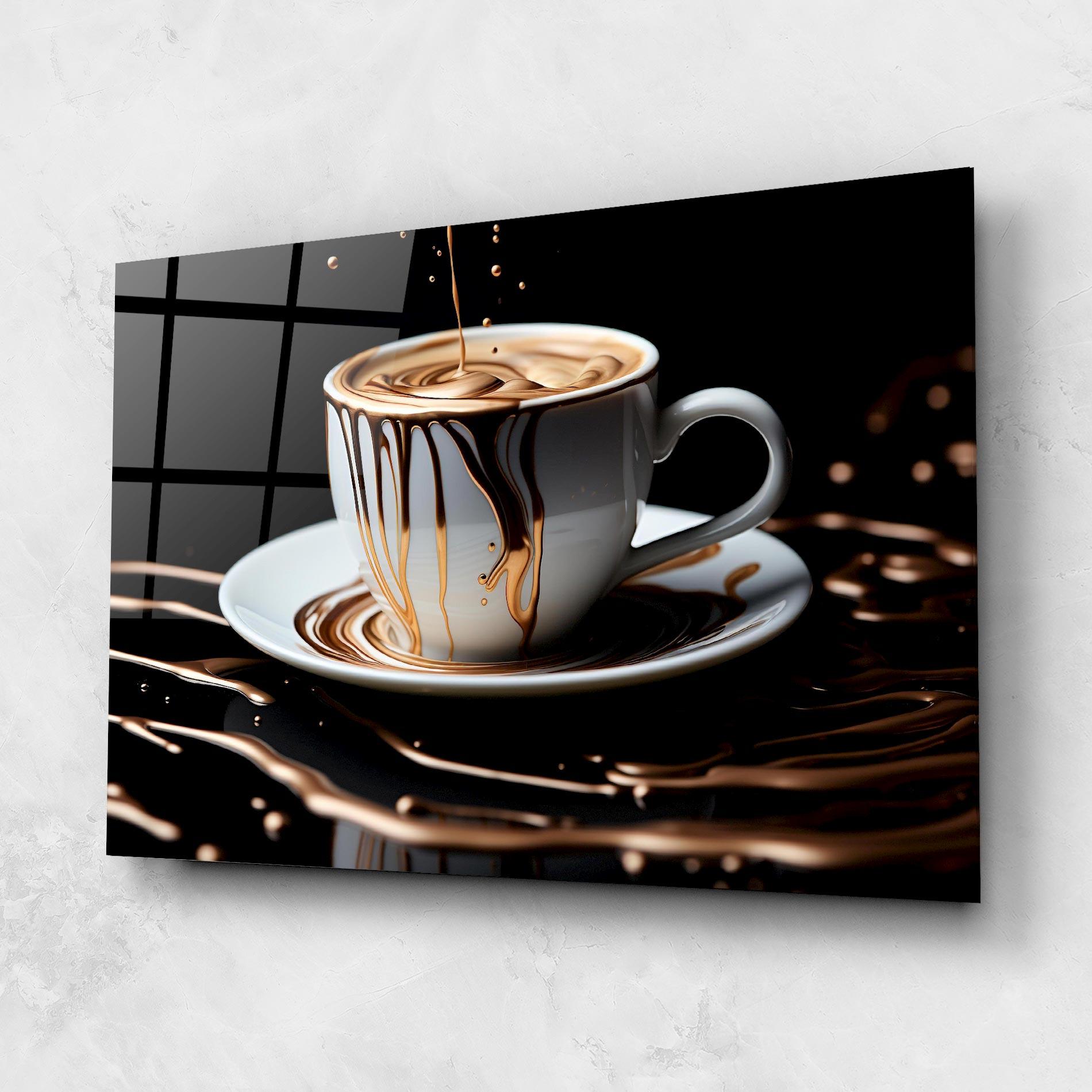 Glasbild Cold Coffee Drink mockup 1