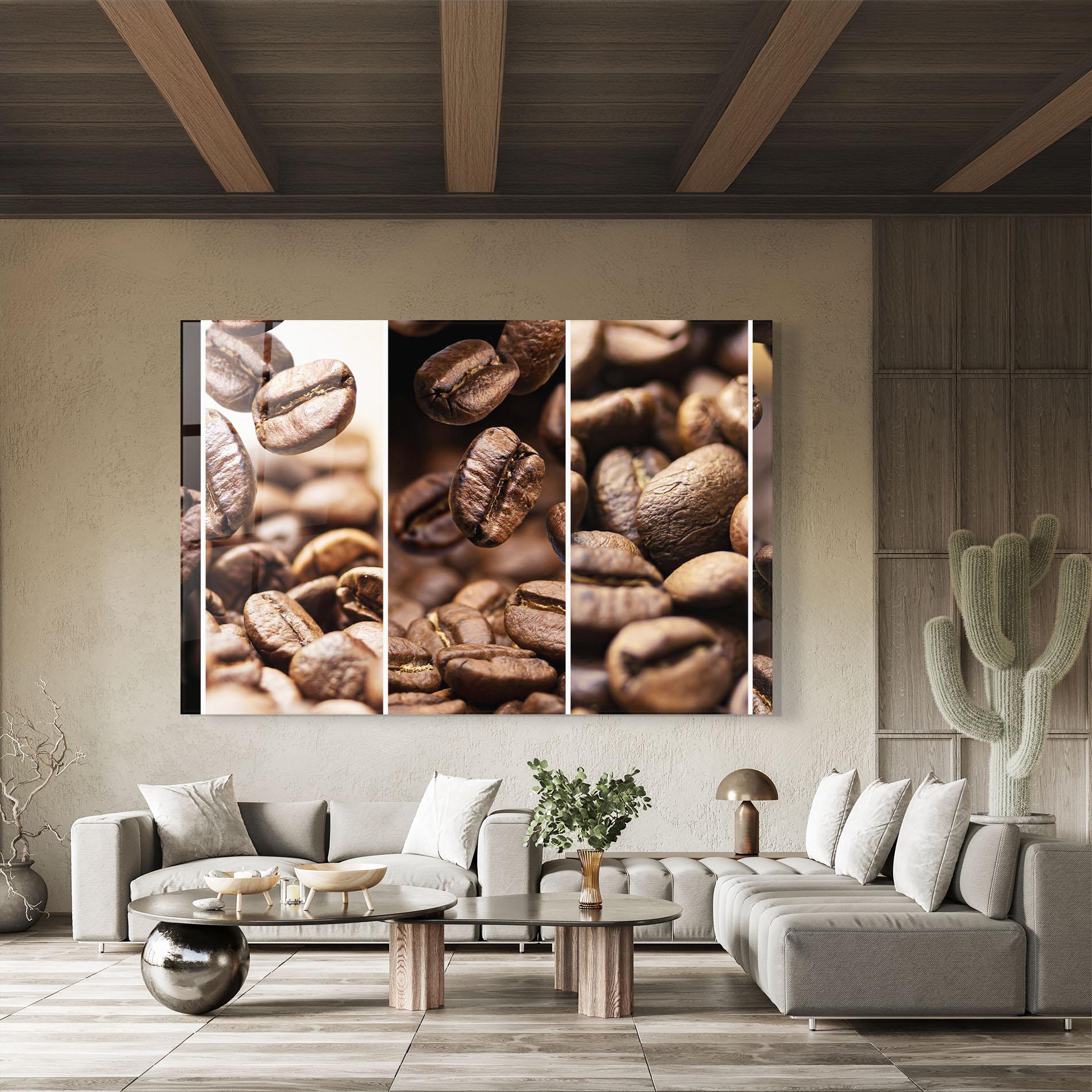 Glasbild Coffee Collage mockup 8