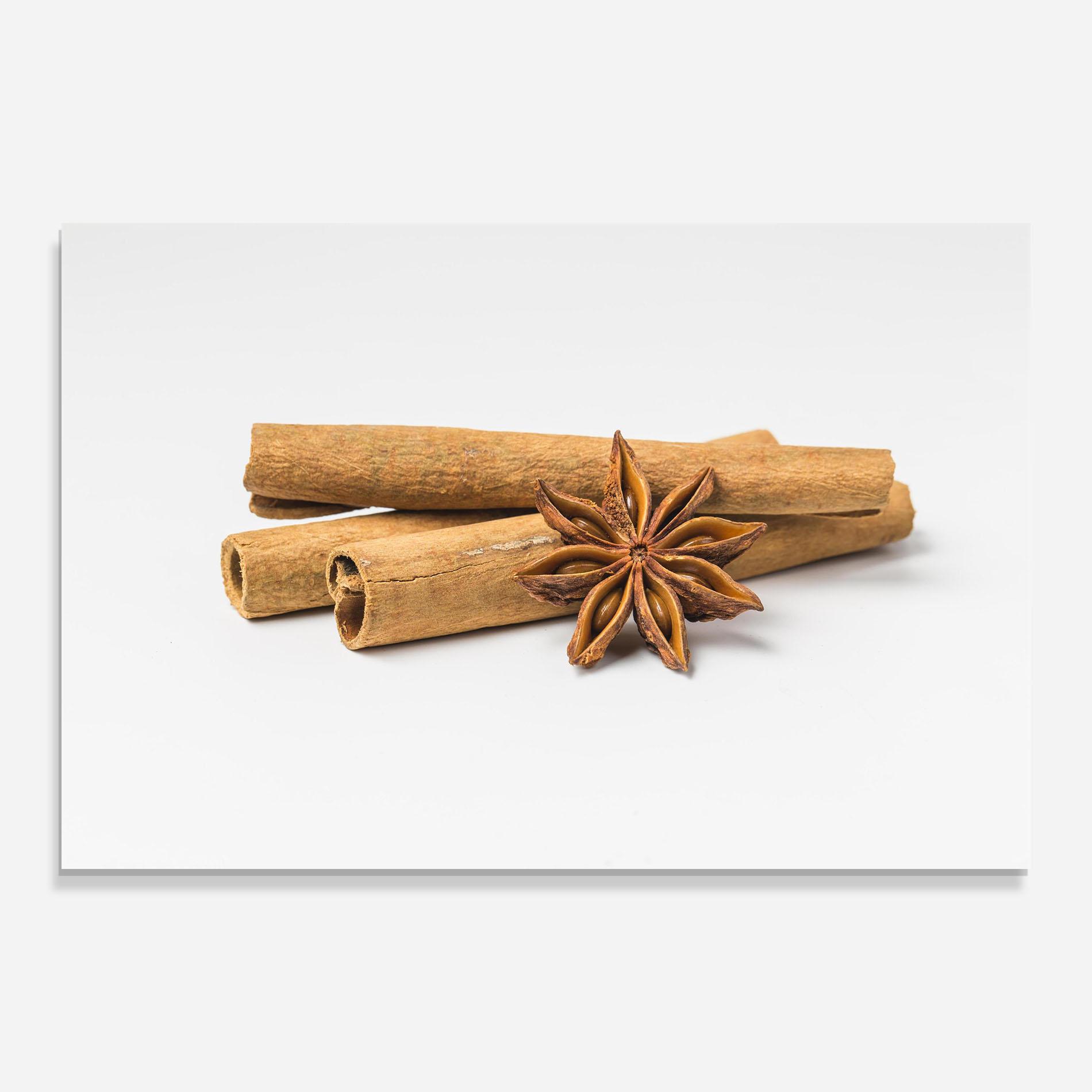 Glasbild Cinnamon Anise mockup 0