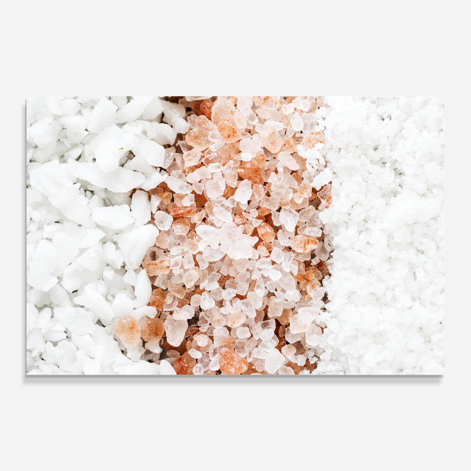 Glasbild Closeup Mixed Salt mockup 0