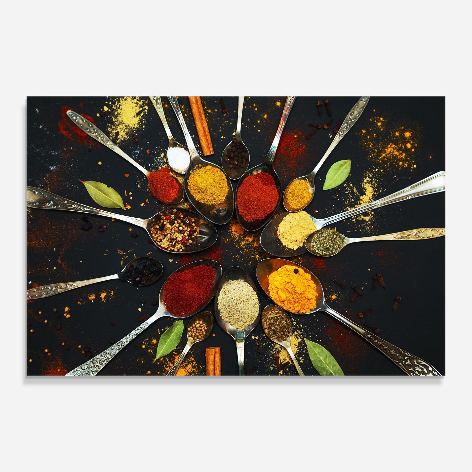 Glasbild Cooking Spoons mockup 0