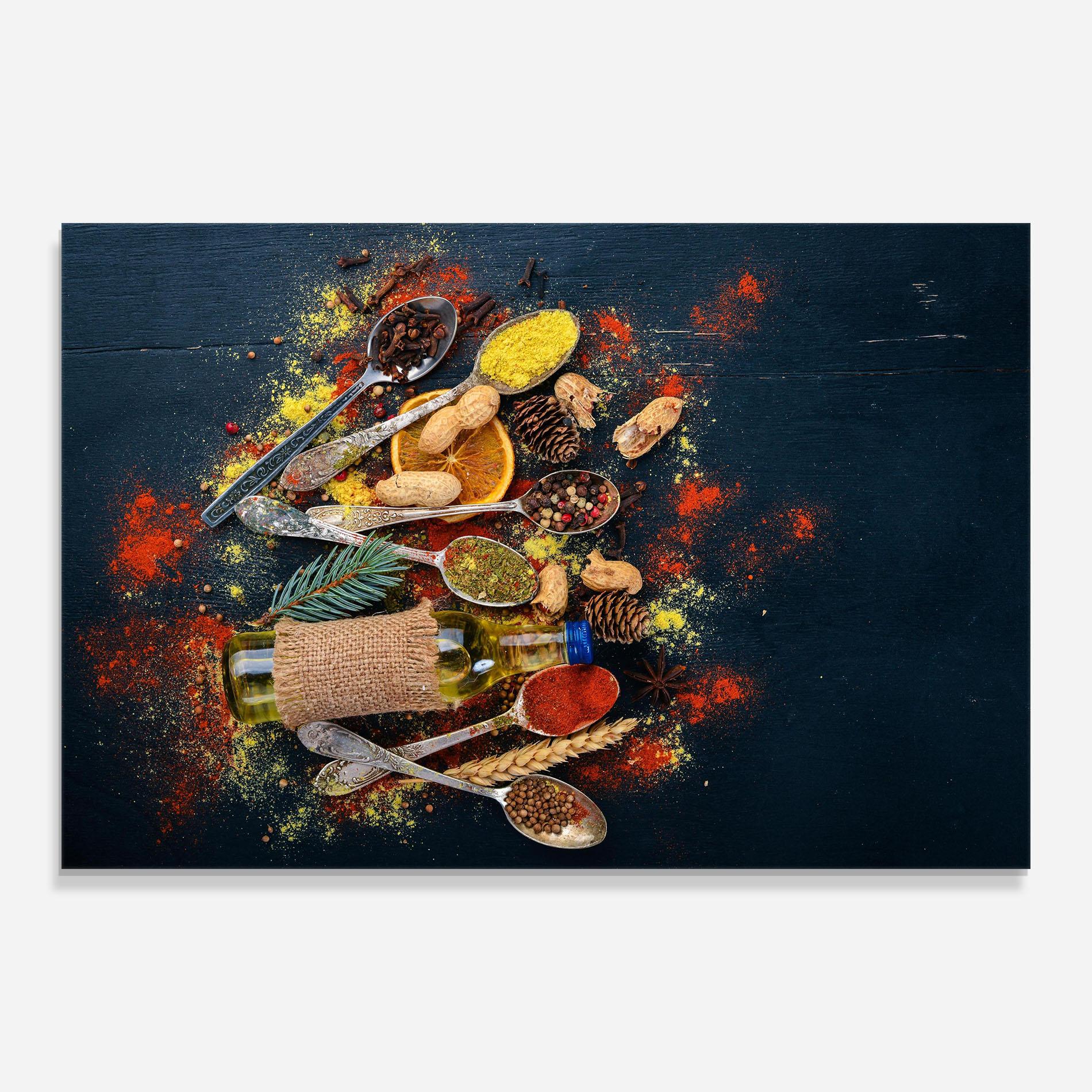 Glasbild Indian Cuisine mockup 0