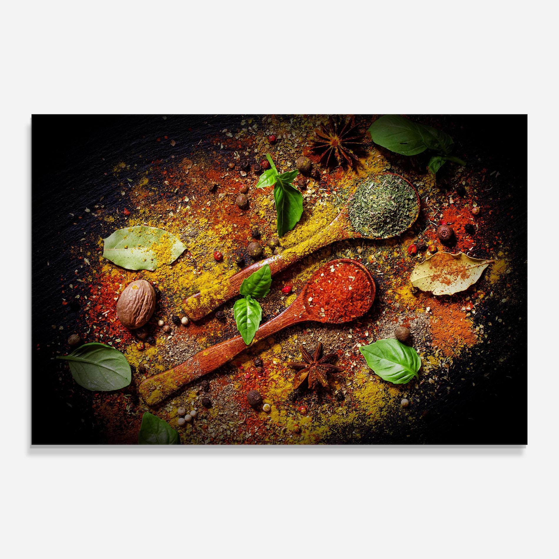 Glasbild Oriental Spices mockup 0