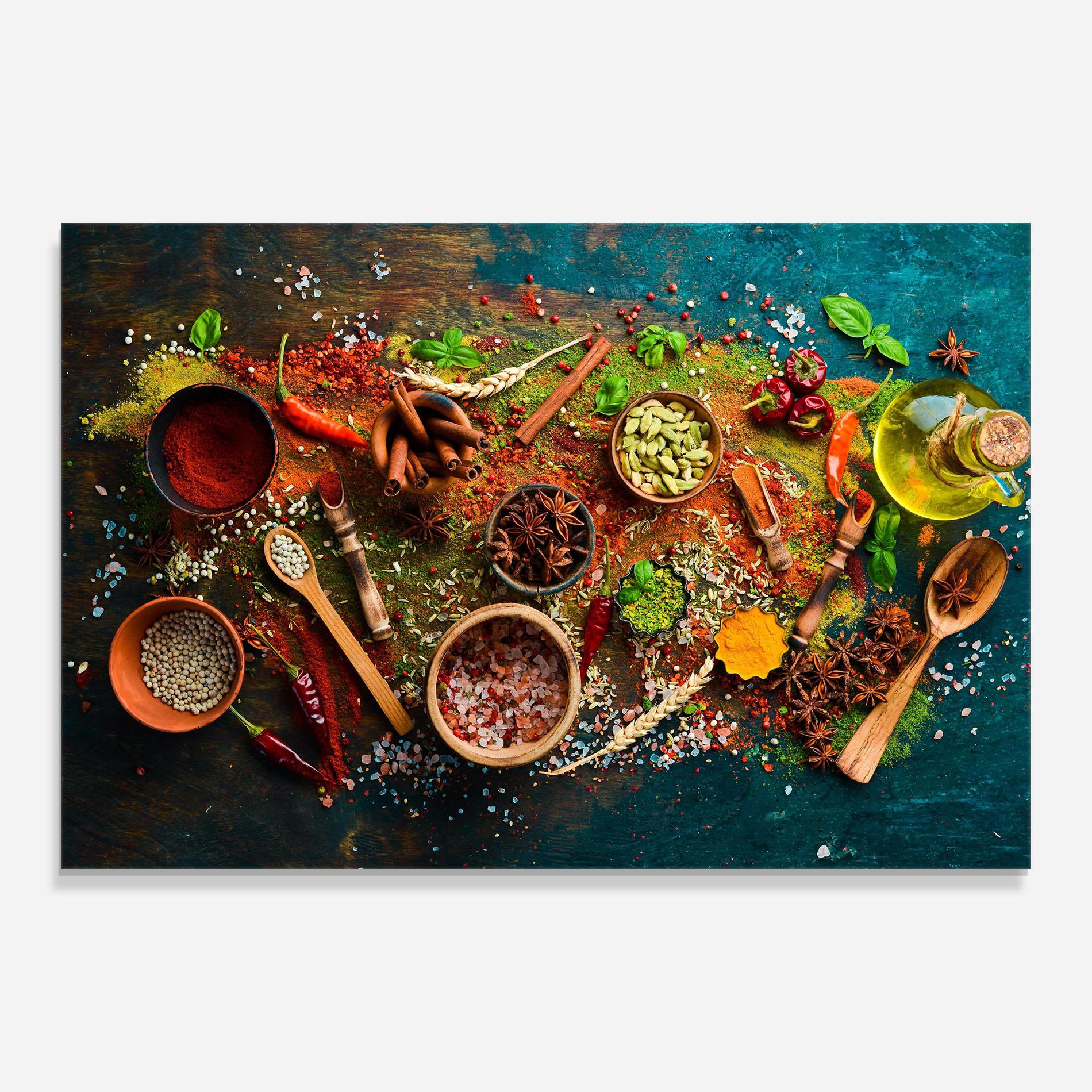 Glasbild Seasonings Mix mockup 0