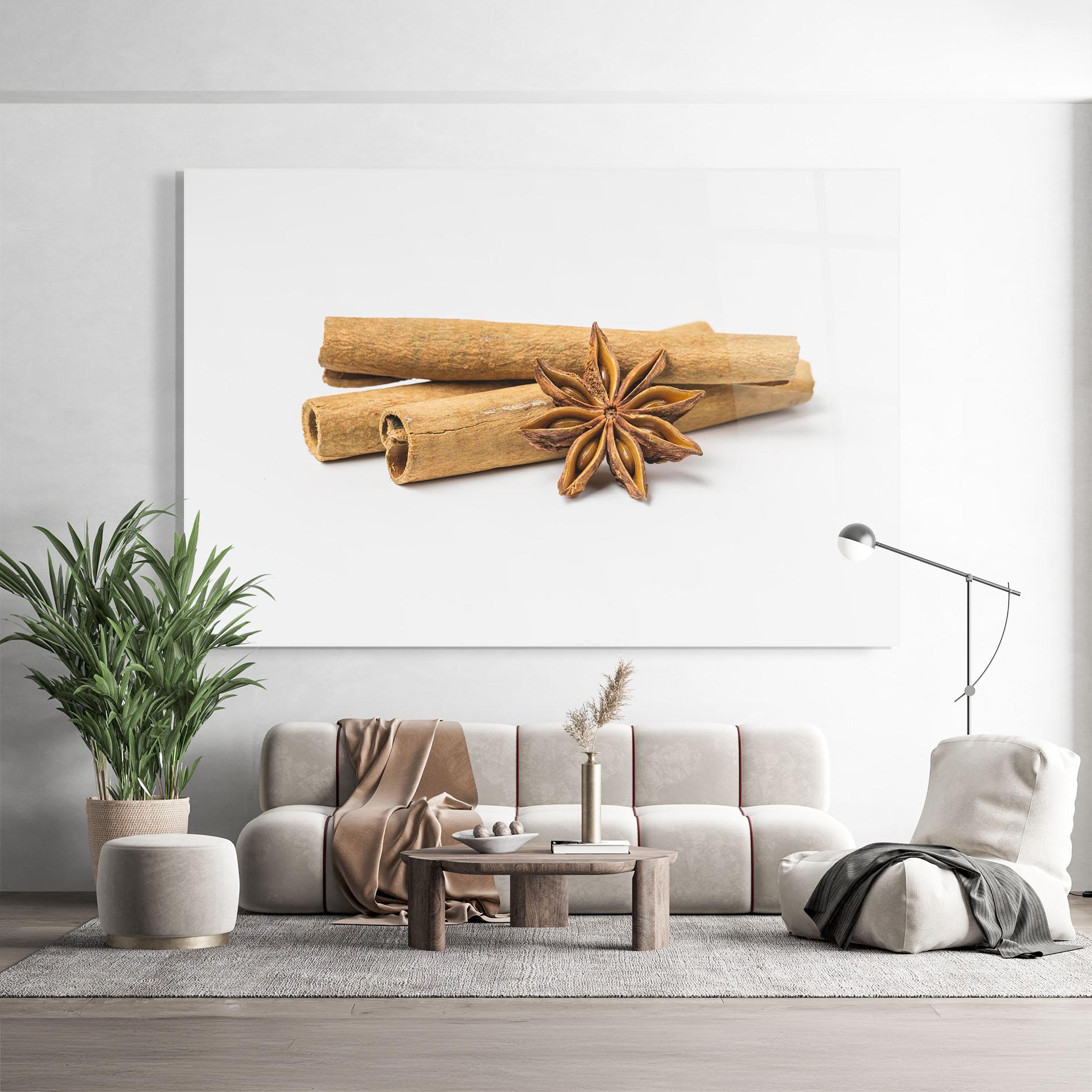 Glasbild Cinnamon Anise mockup 9