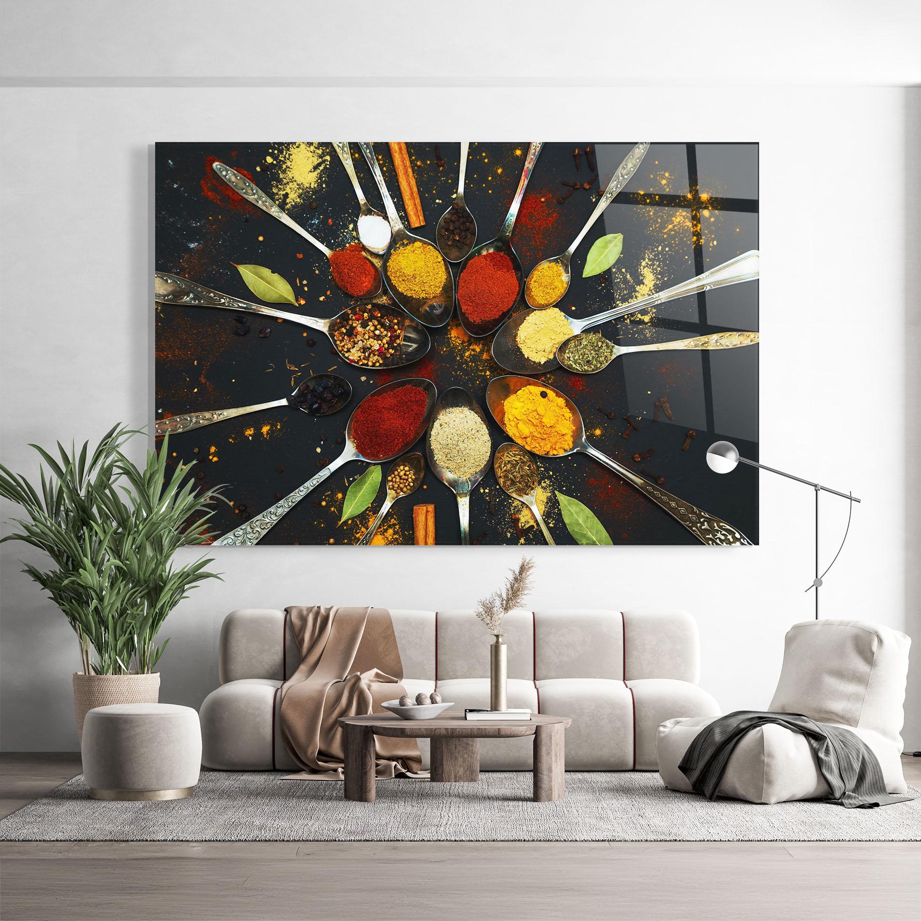 Glasbild Cooking Spoons mockup 9