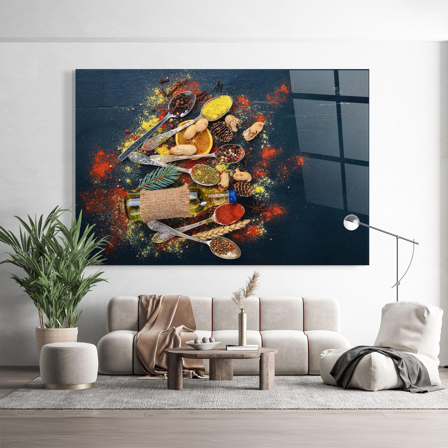 Glasbild Indian Cuisine mockup 9