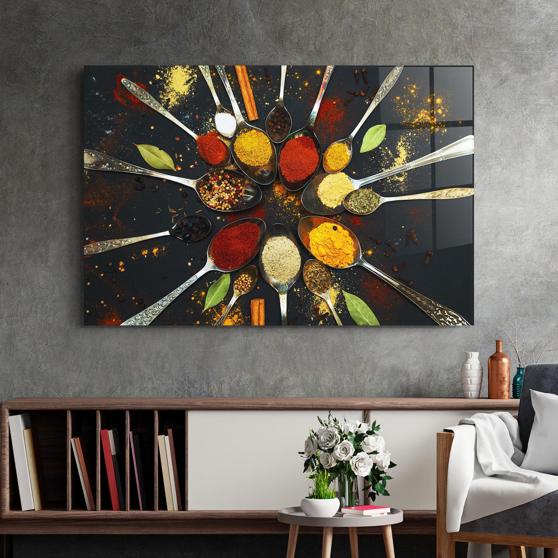 Glasbild Cooking Spoons mockup 2