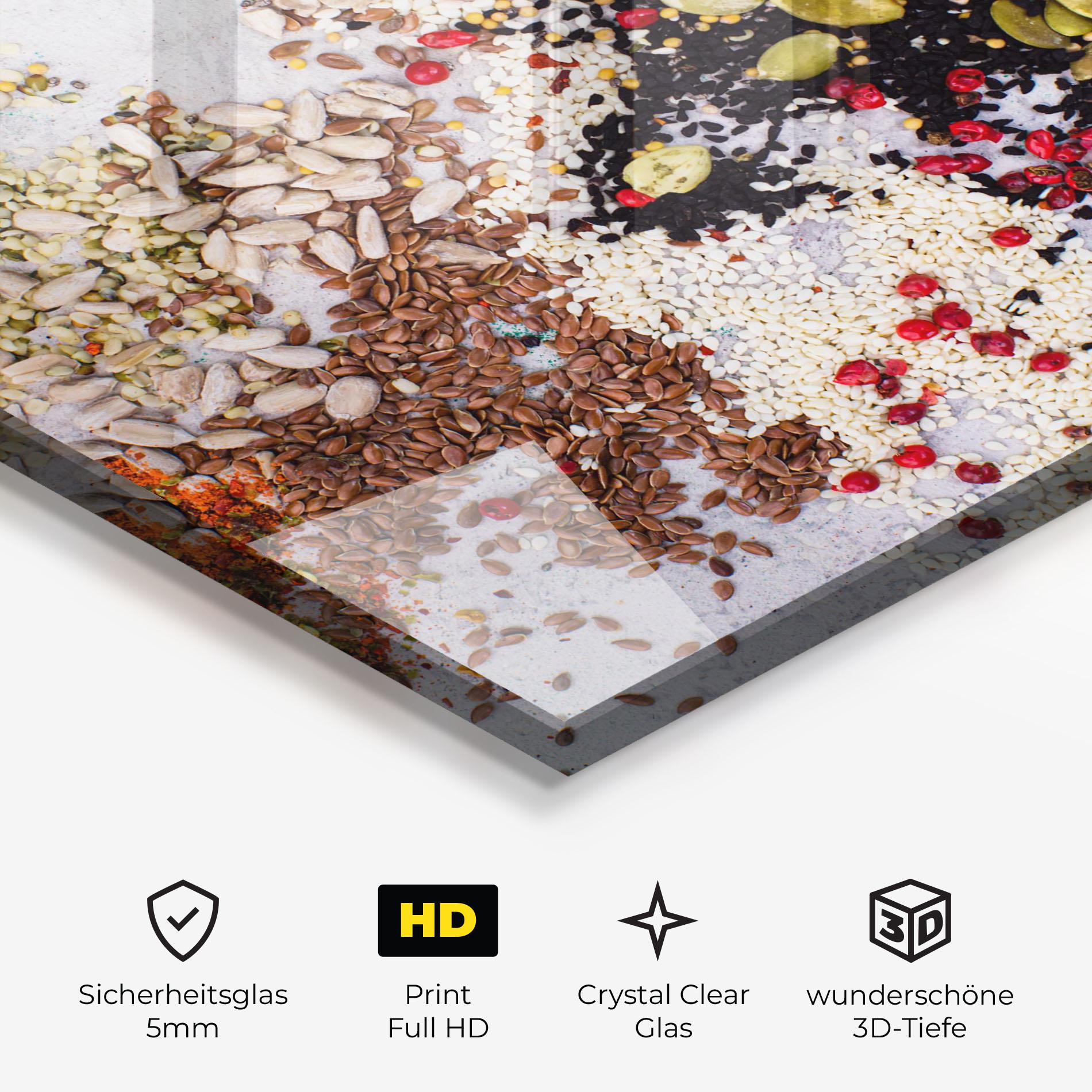 Glasbild Different Seeds mockup 3