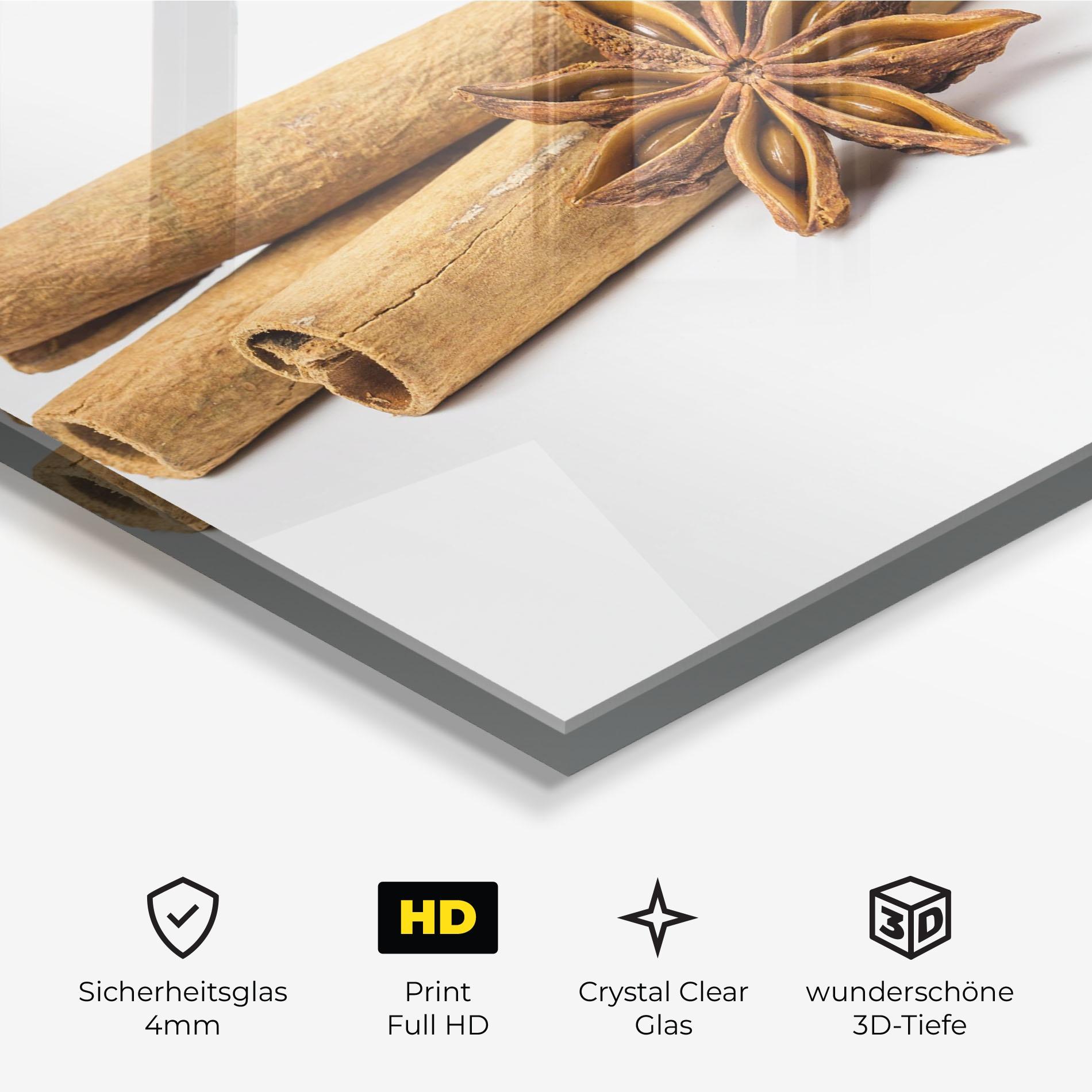 Glasbild Cinnamon Anise mockup 3