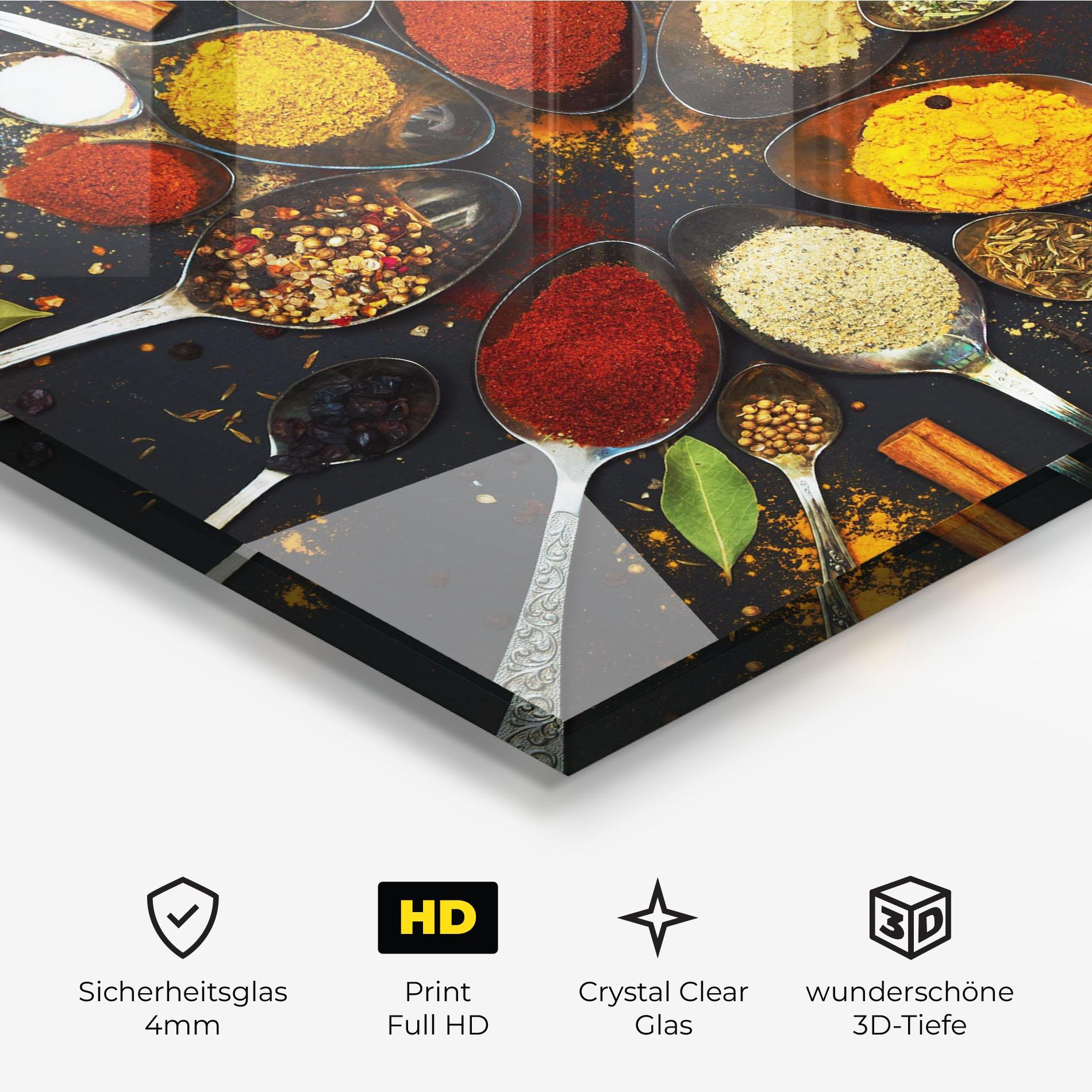 Glasbild Cooking Spoons mockup 3