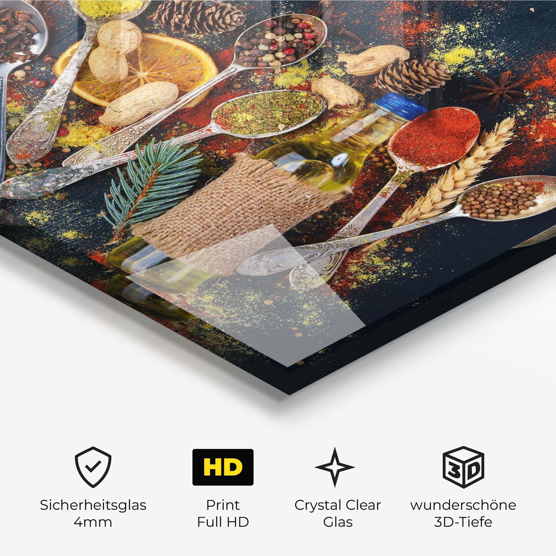 Glasbild Indian Cuisine mockup 3