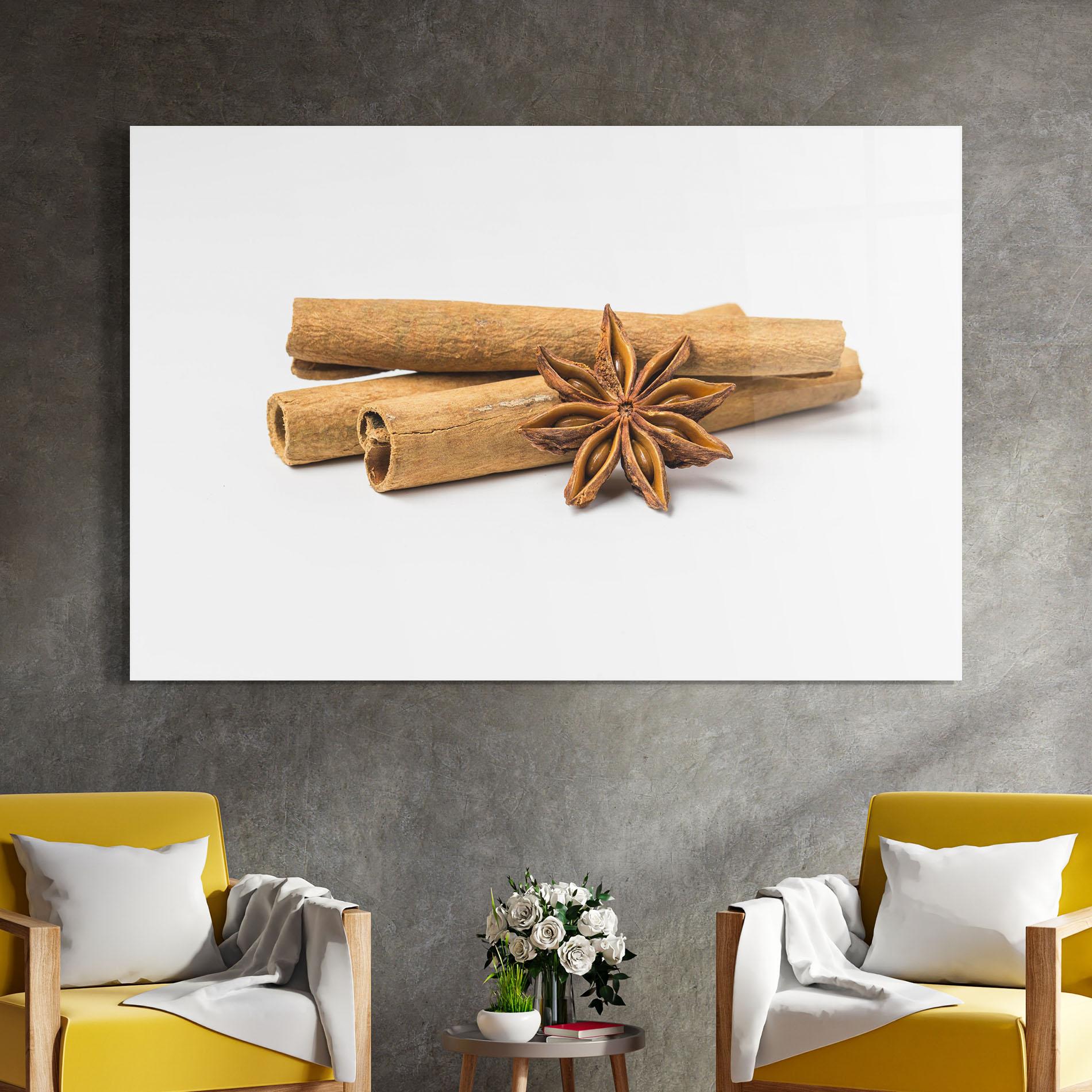 Glasbild Cinnamon Anise mockup 4