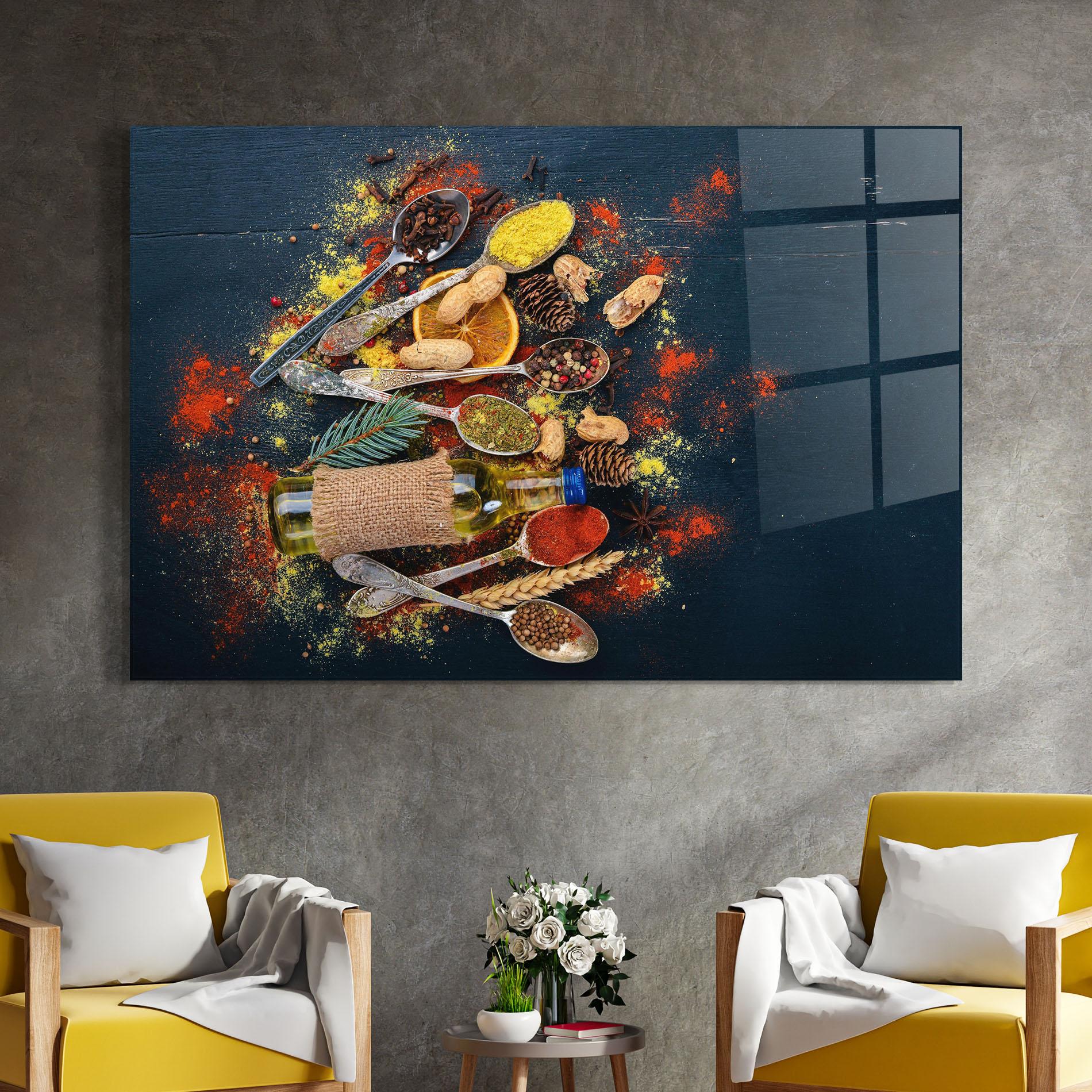 Glasbild Indian Cuisine mockup 4